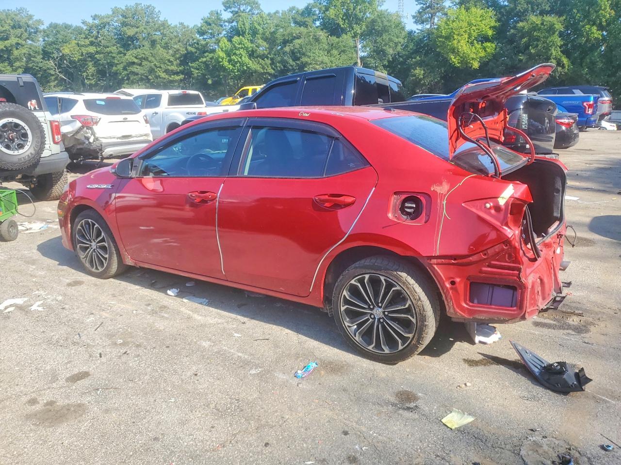 2014 Toyota Corolla S Plus Красный vin: 2T1BURHEXEC053271