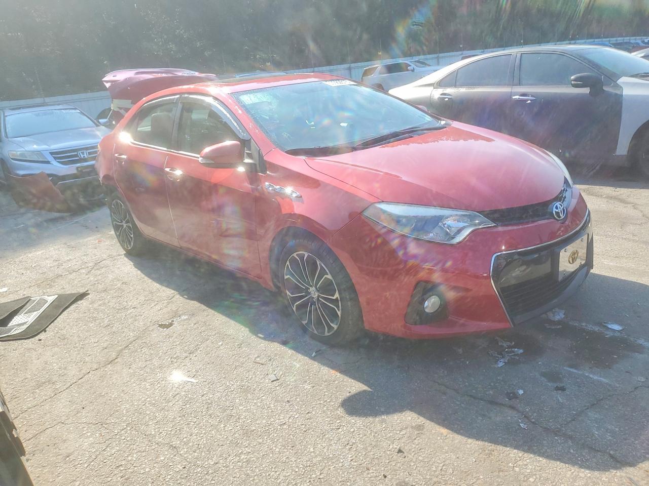 2014 Toyota Corolla S Plus Красный vin: 2T1BURHEXEC053271
