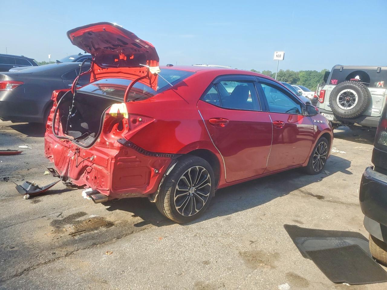 2014 Toyota Corolla S Plus Красный vin: 2T1BURHEXEC053271