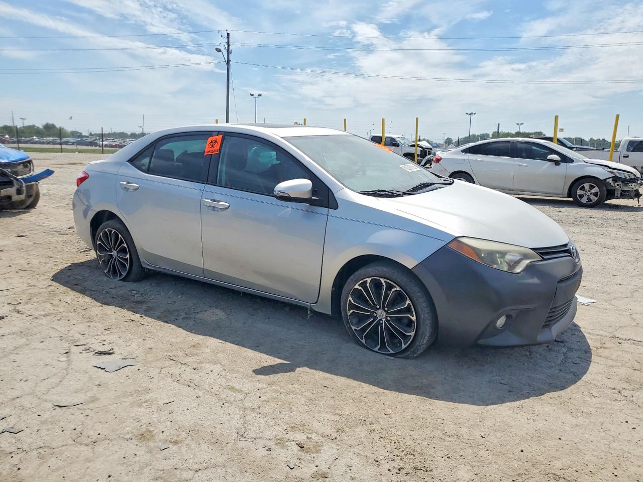 2014 Toyota Corolla S Plus Silver vin: 2T1BURHEXEC061225