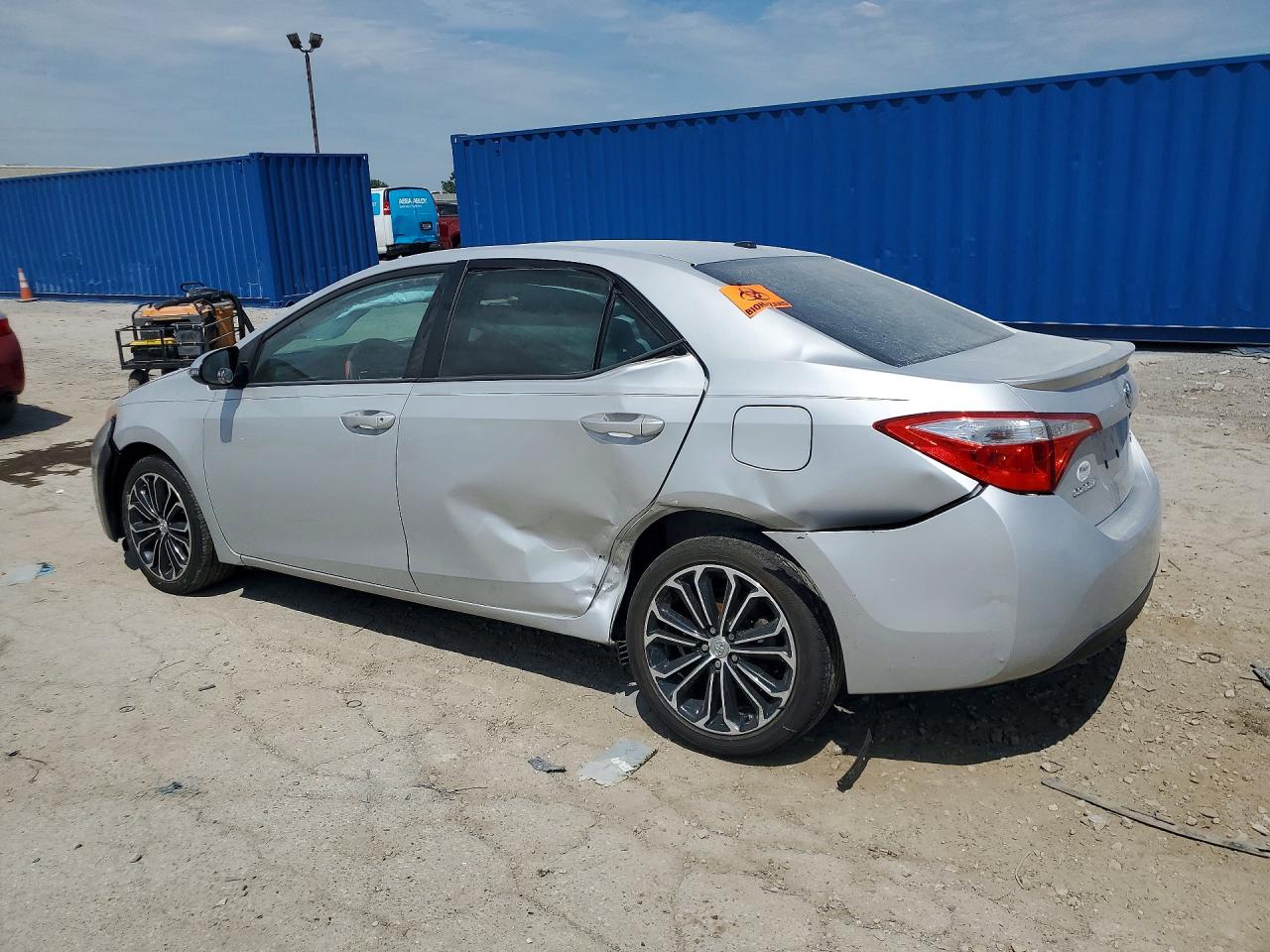 2014 Toyota Corolla S Plus Silver vin: 2T1BURHEXEC061225