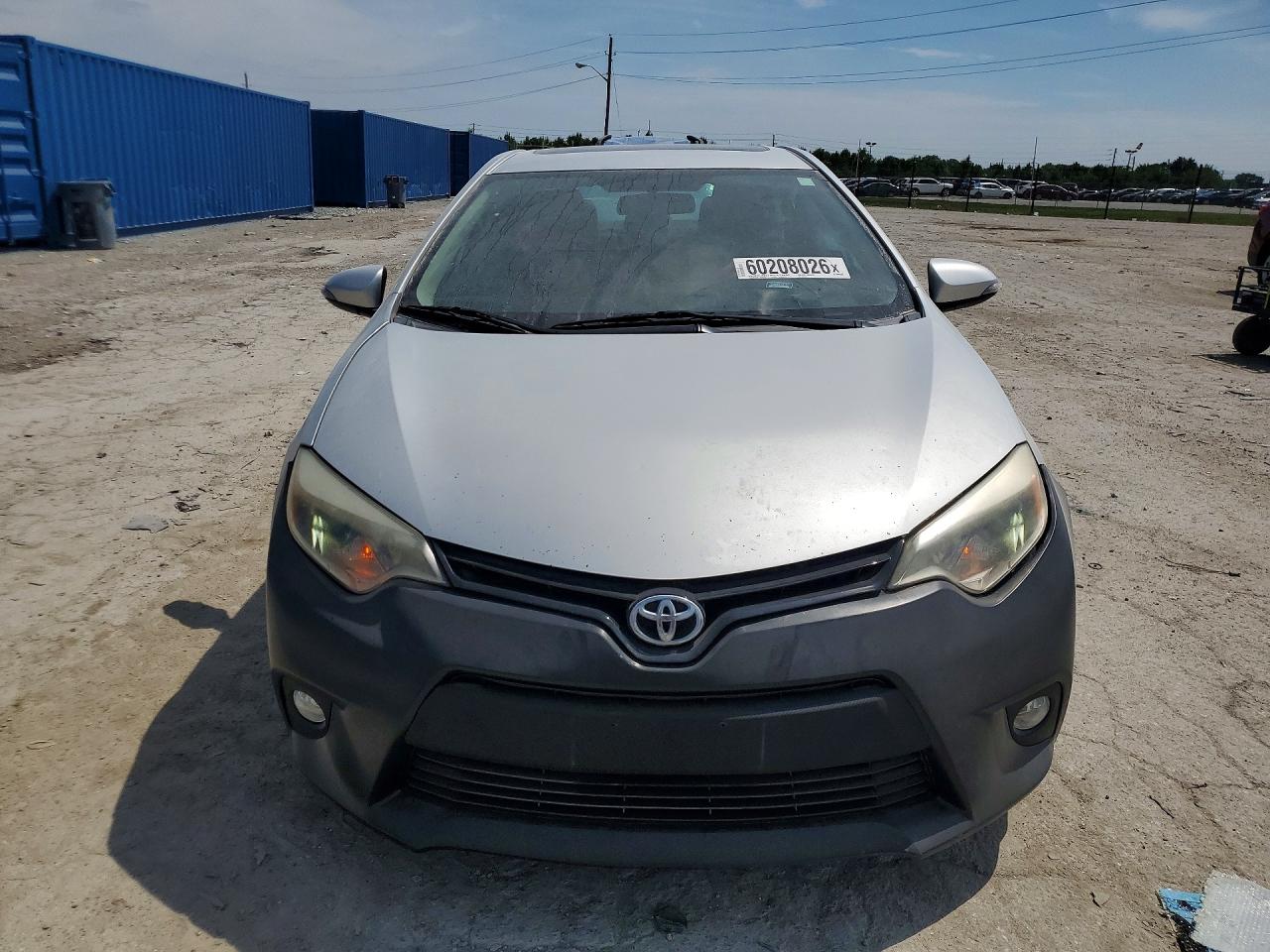 2014 Toyota Corolla S Plus Silver vin: 2T1BURHEXEC061225