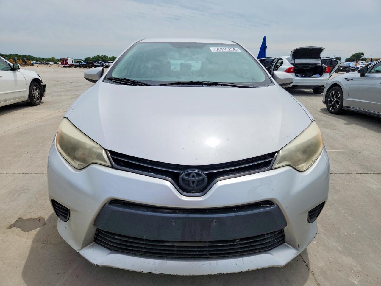 2014 Toyota Corolla Silver vin: 2T1BURHEXEC062939