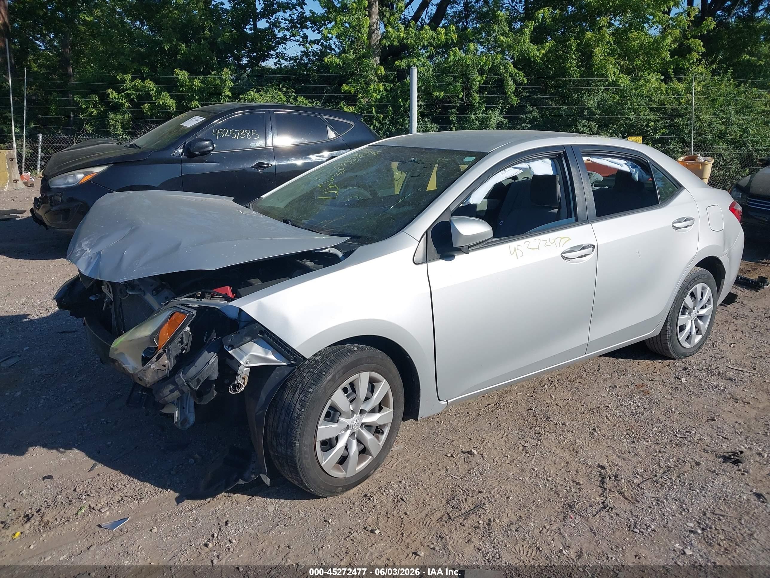 2014 Toyota Corolla Le Silver vin: 2T1BURHEXEC072323
