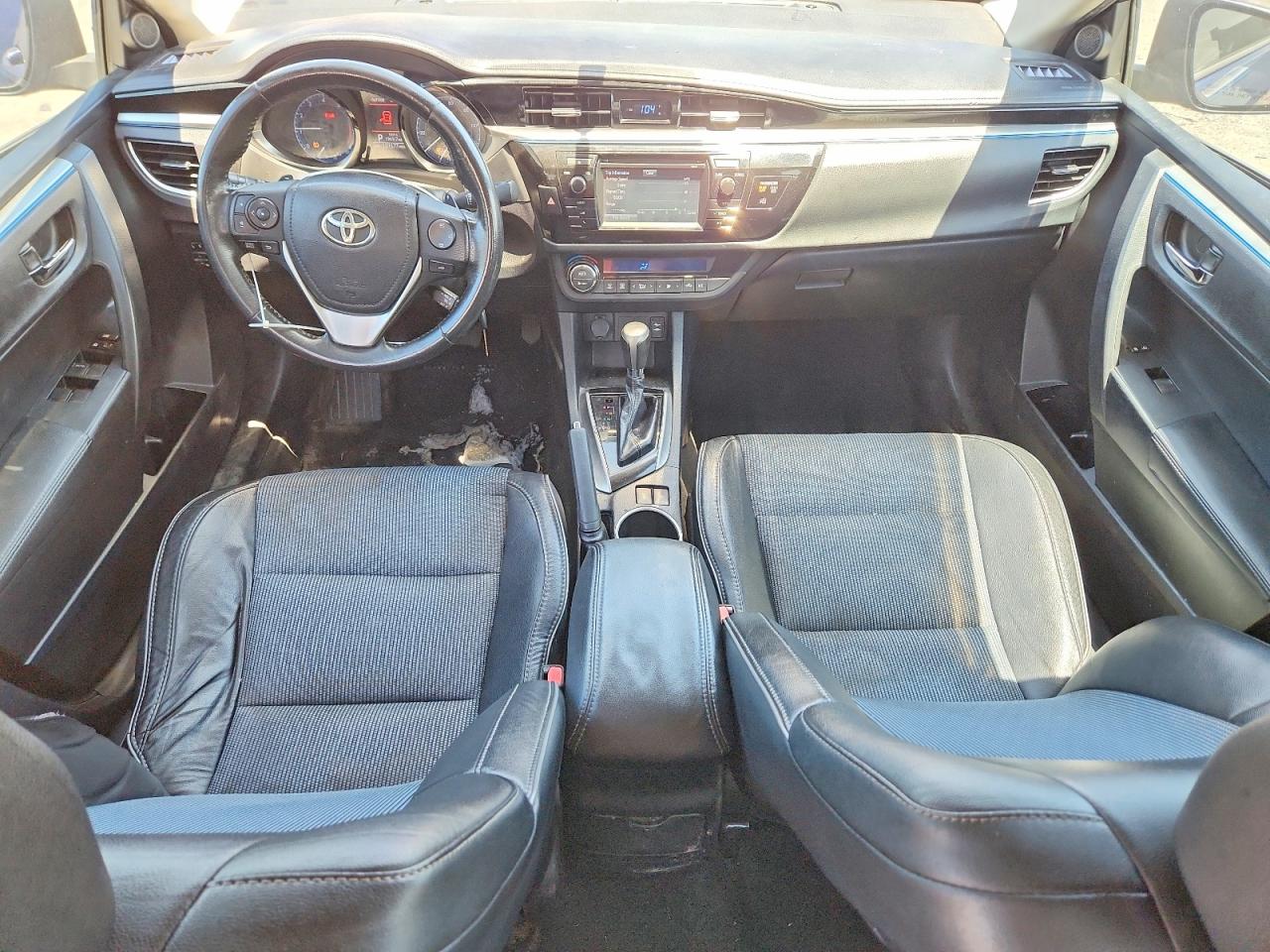 2014 Toyota Corolla S Plus Blue vin: 2T1BURHEXEC075223