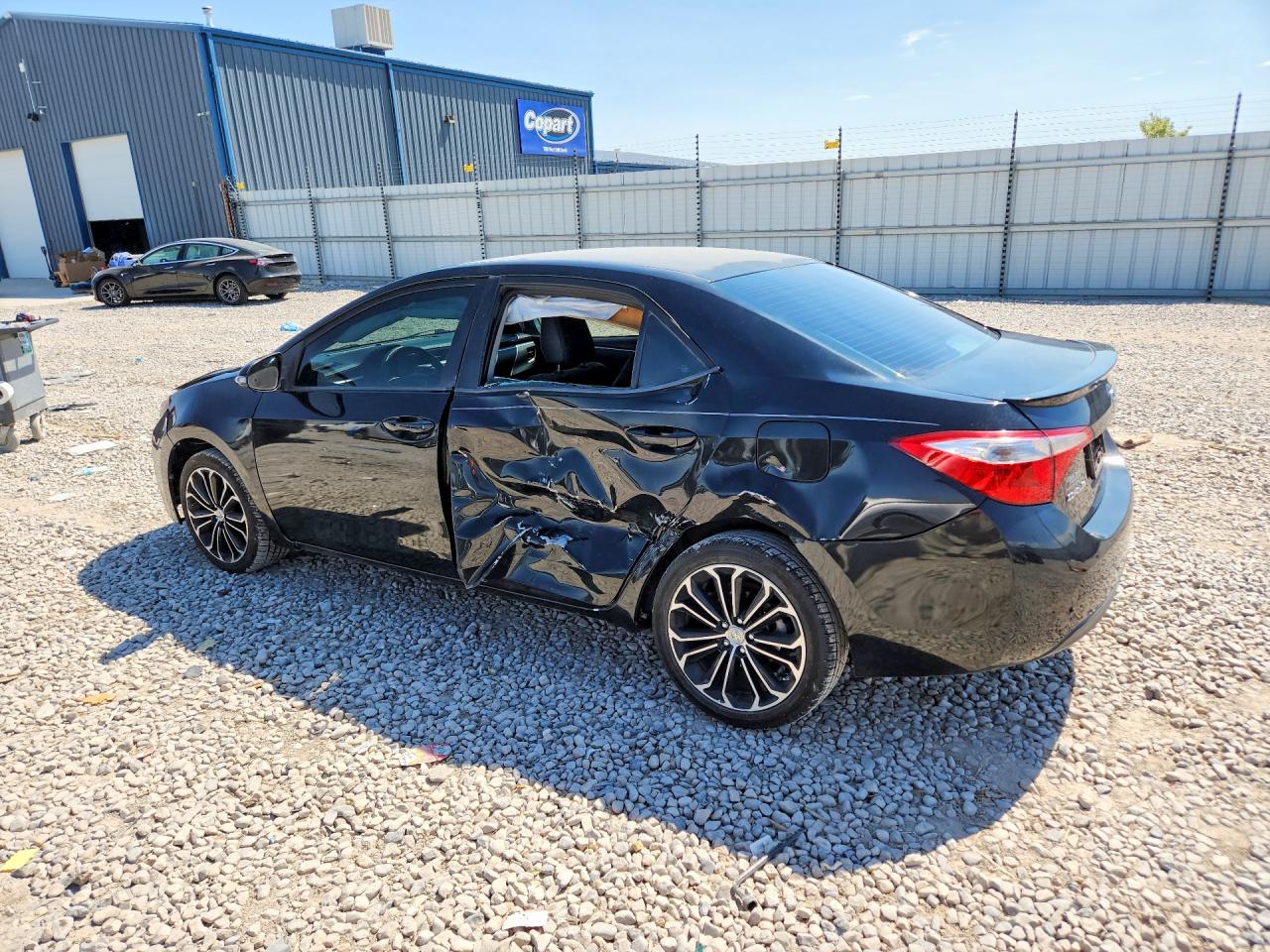 2014 Toyota Corolla S Plus Black vin: 2T1BURHEXEC099201