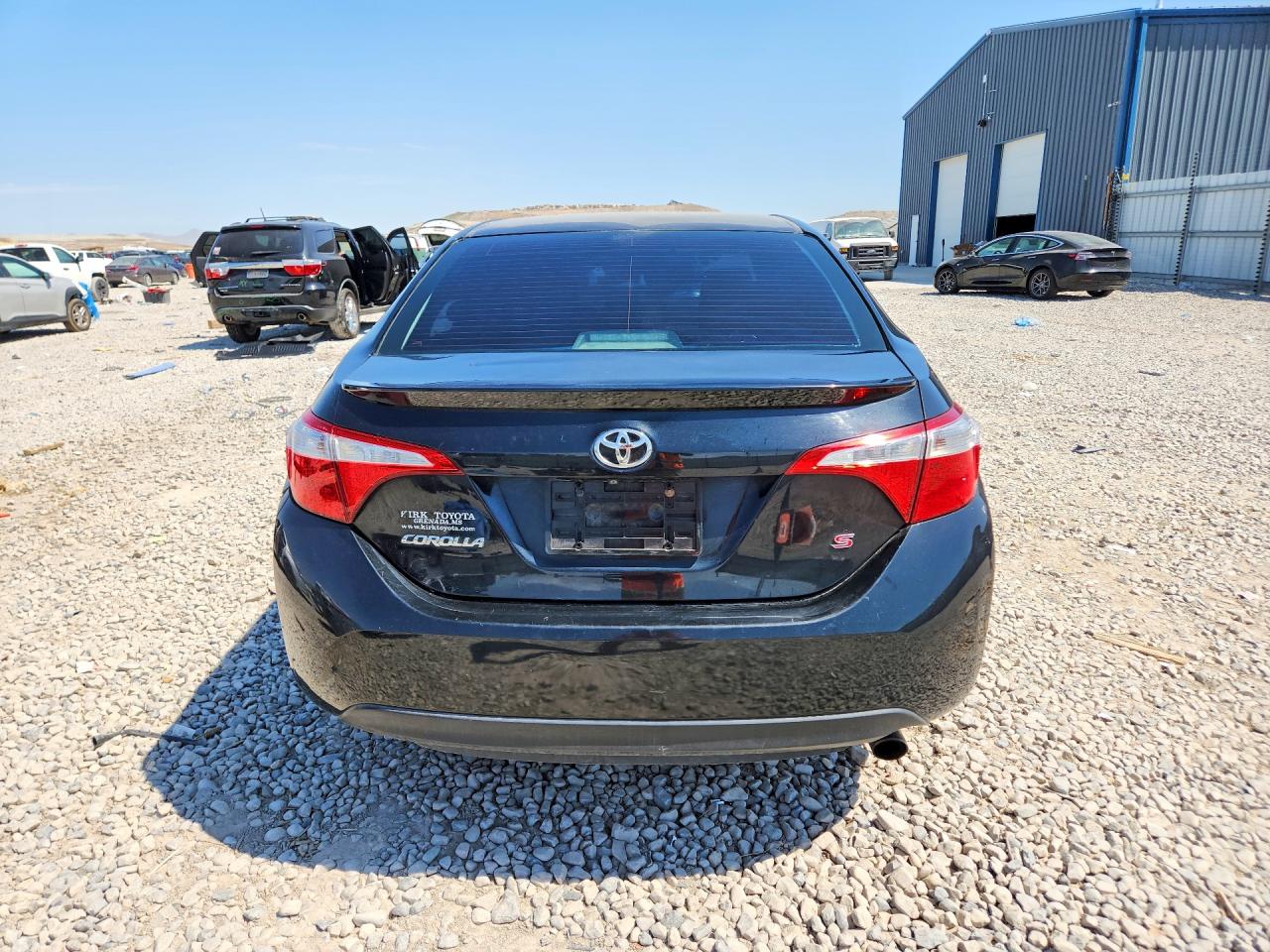 2014 Toyota Corolla S Plus Black vin: 2T1BURHEXEC099201
