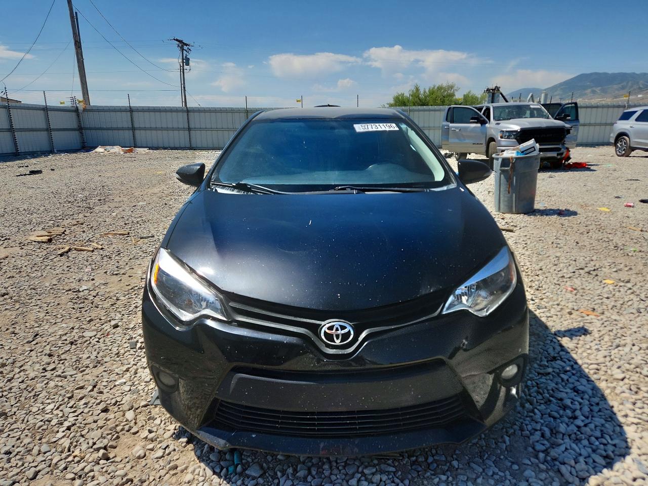 2014 Toyota Corolla S Plus Black vin: 2T1BURHEXEC099201