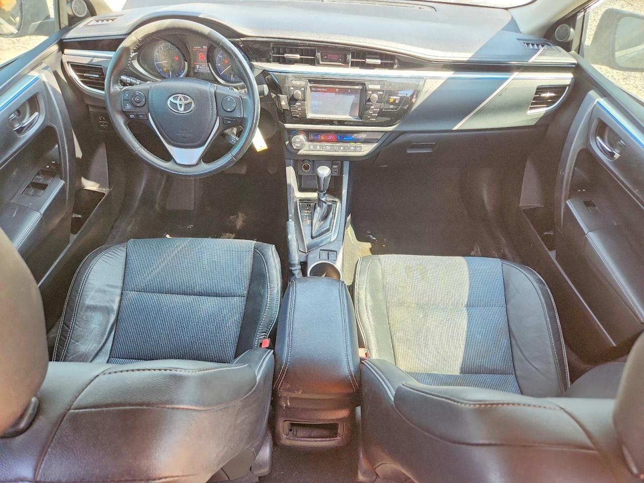 2014 Toyota Corolla S Plus Black vin: 2T1BURHEXEC099201