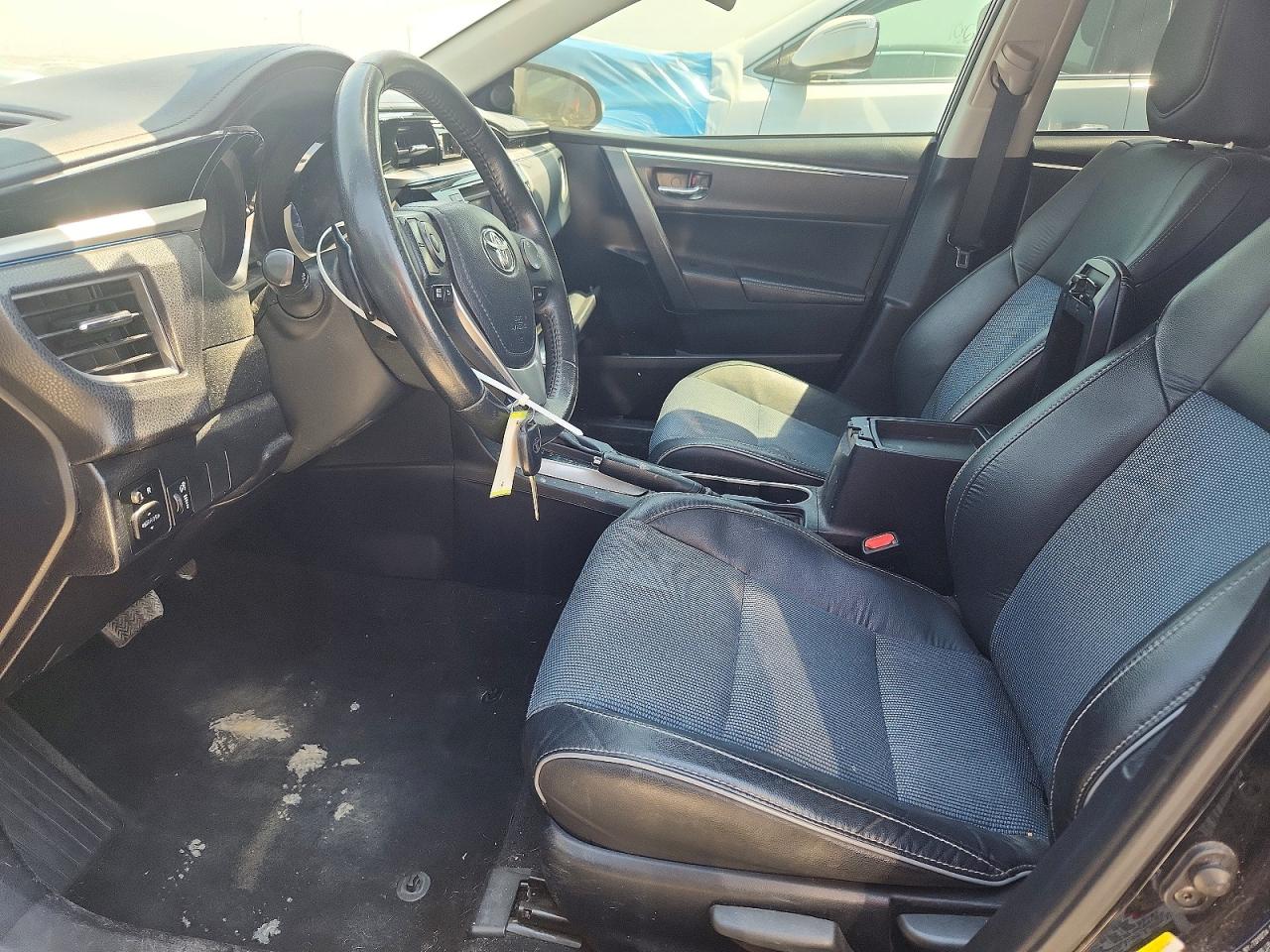 2014 Toyota Corolla S Plus Black vin: 2T1BURHEXEC099201