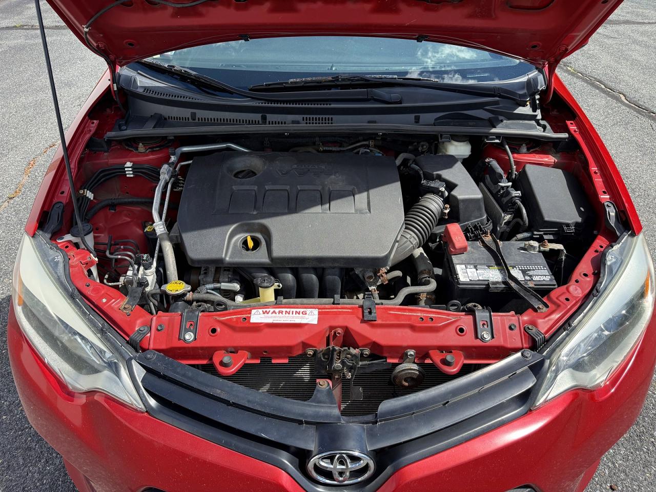 2014 Toyota Corolla Le Burgundy vin: 2T1BURHEXEC105935