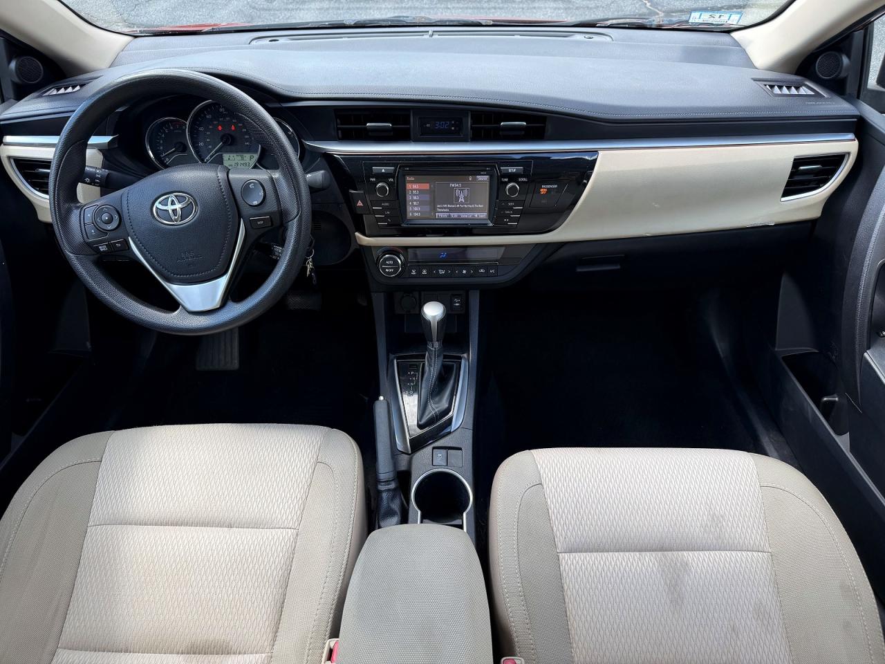 2014 Toyota Corolla Le Burgundy vin: 2T1BURHEXEC105935