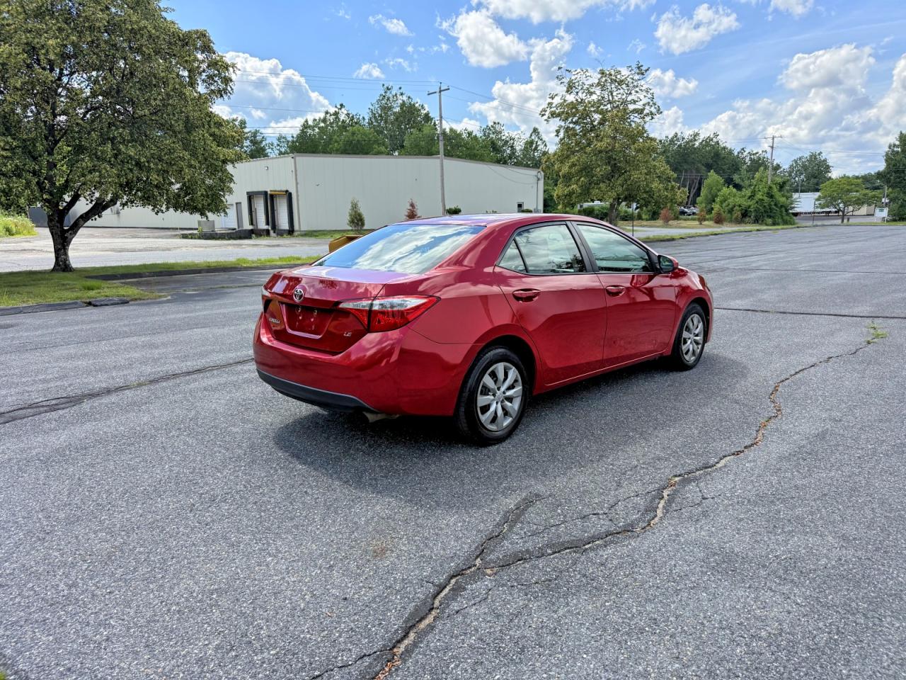 2014 Toyota Corolla Le Burgundy vin: 2T1BURHEXEC105935