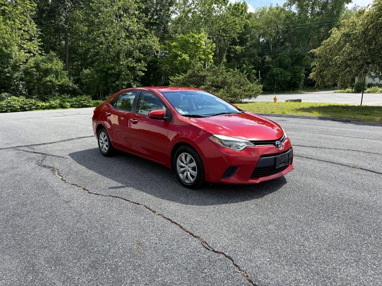 2014 Toyota Corolla Le Burgundy vin: 2T1BURHEXEC105935
