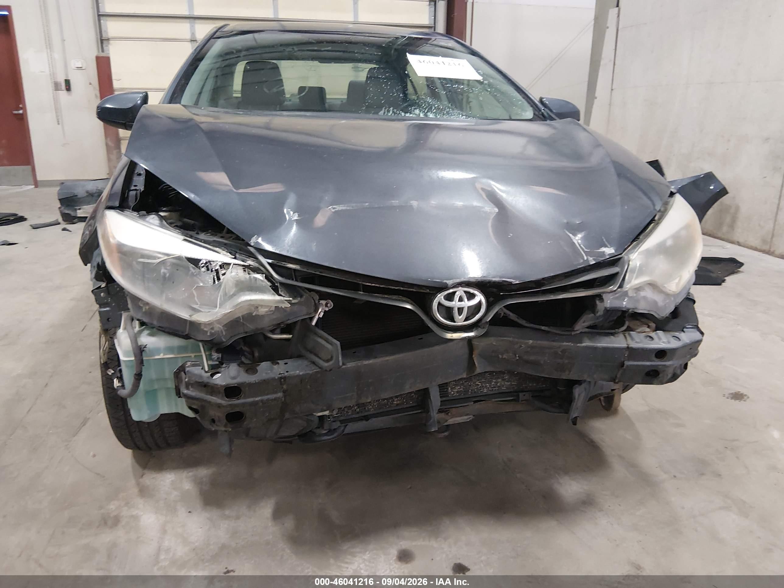 2014 Toyota Corolla Le Gray vin: 2T1BURHEXEC107264