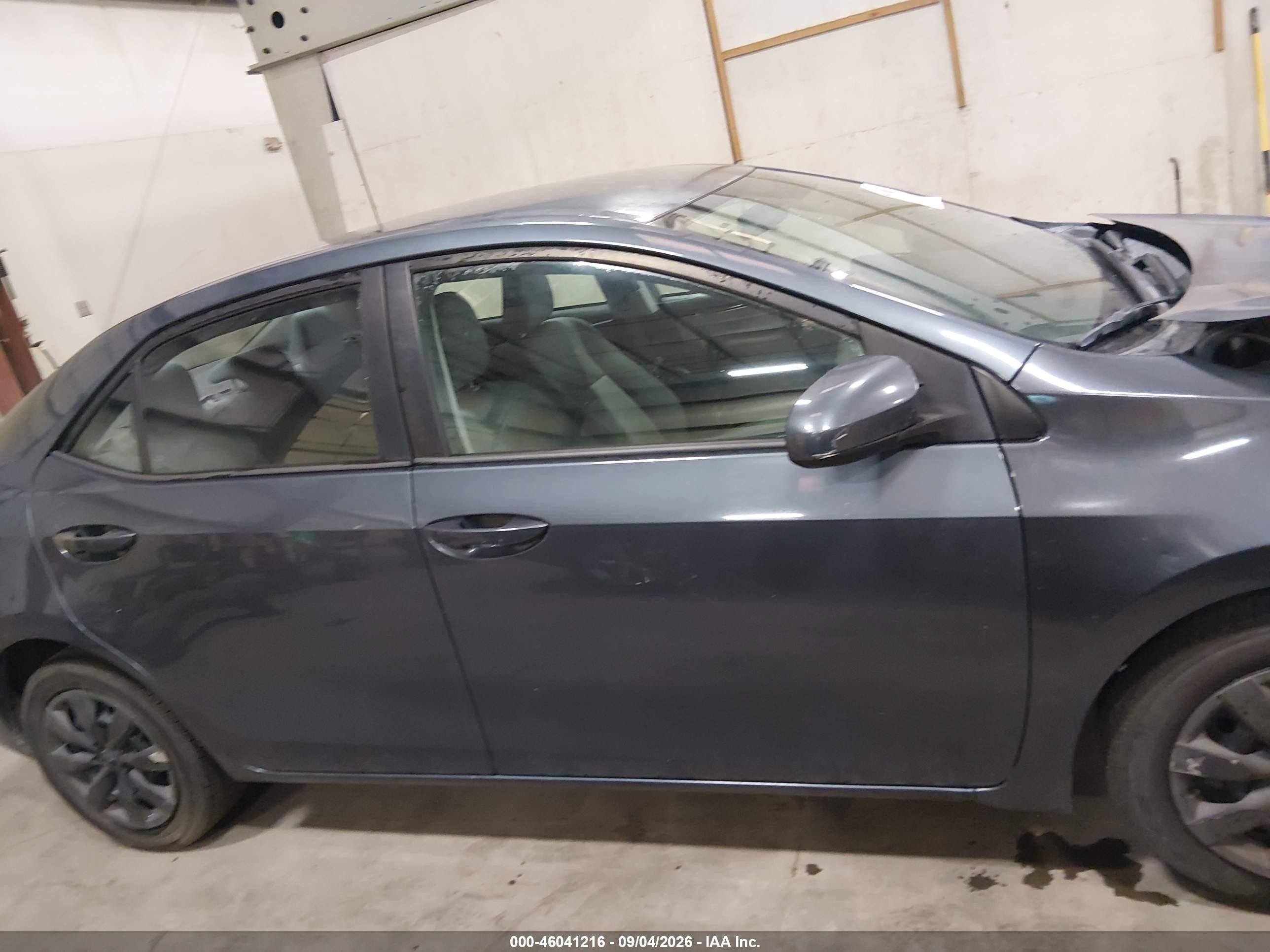 2014 Toyota Corolla Le Gray vin: 2T1BURHEXEC107264