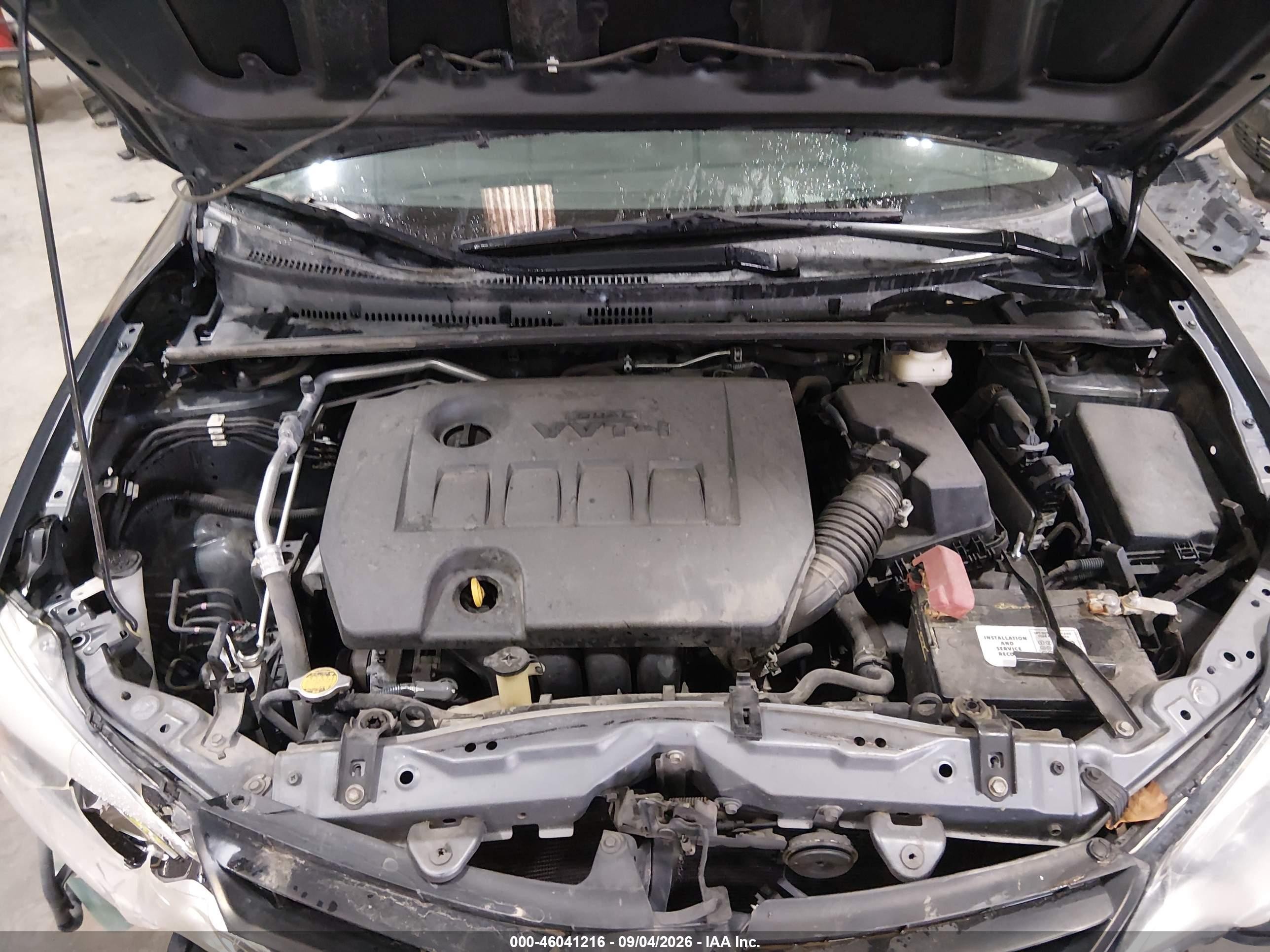 2014 Toyota Corolla Le Gray vin: 2T1BURHEXEC107264