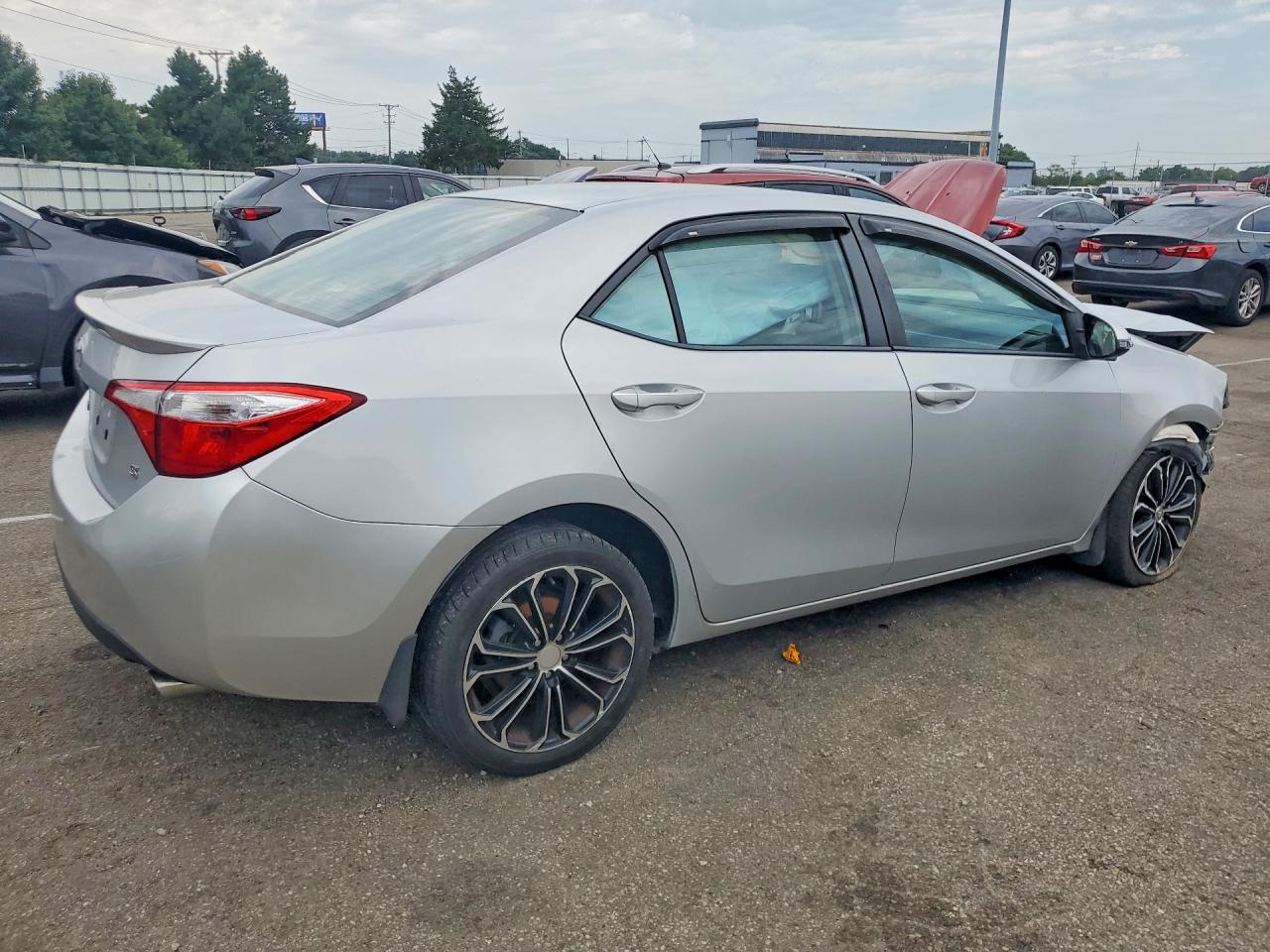 2014 Toyota Corolla S Premium Серебряный vin: 2T1BURHEXEC116496