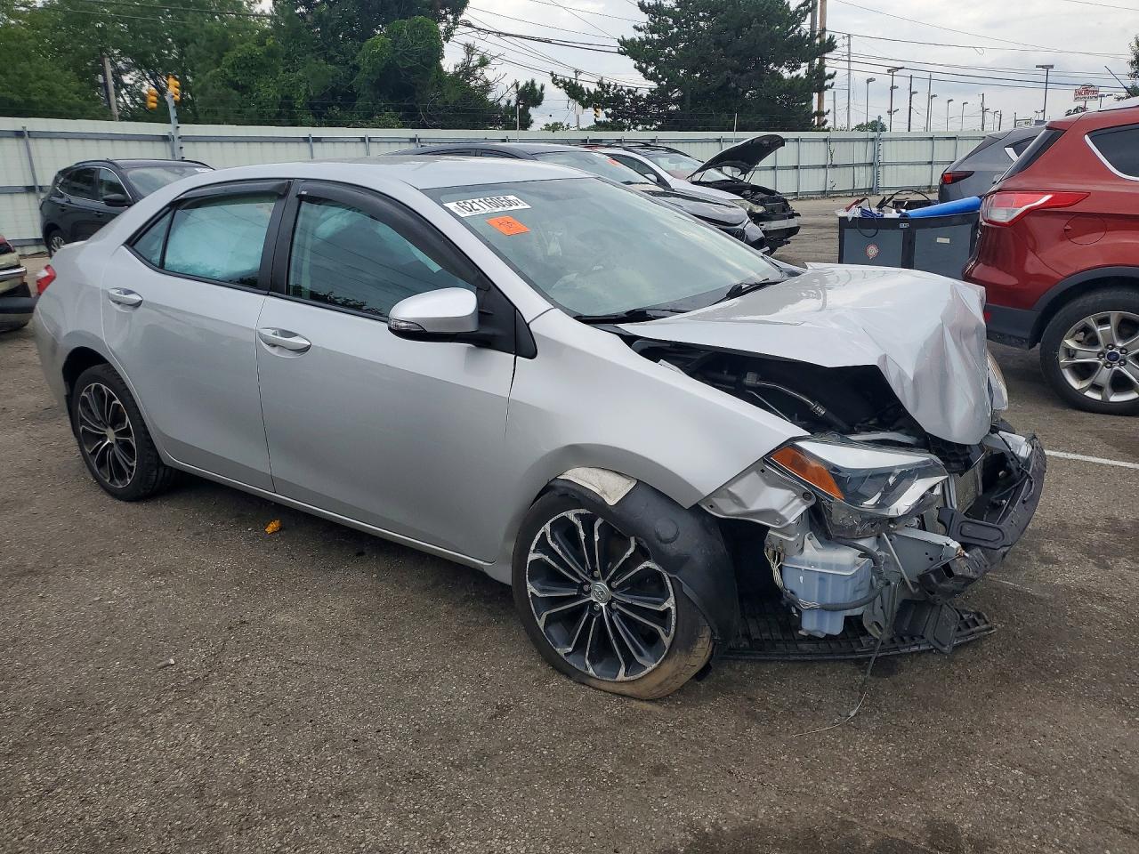2014 Toyota Corolla S Premium Серебряный vin: 2T1BURHEXEC116496
