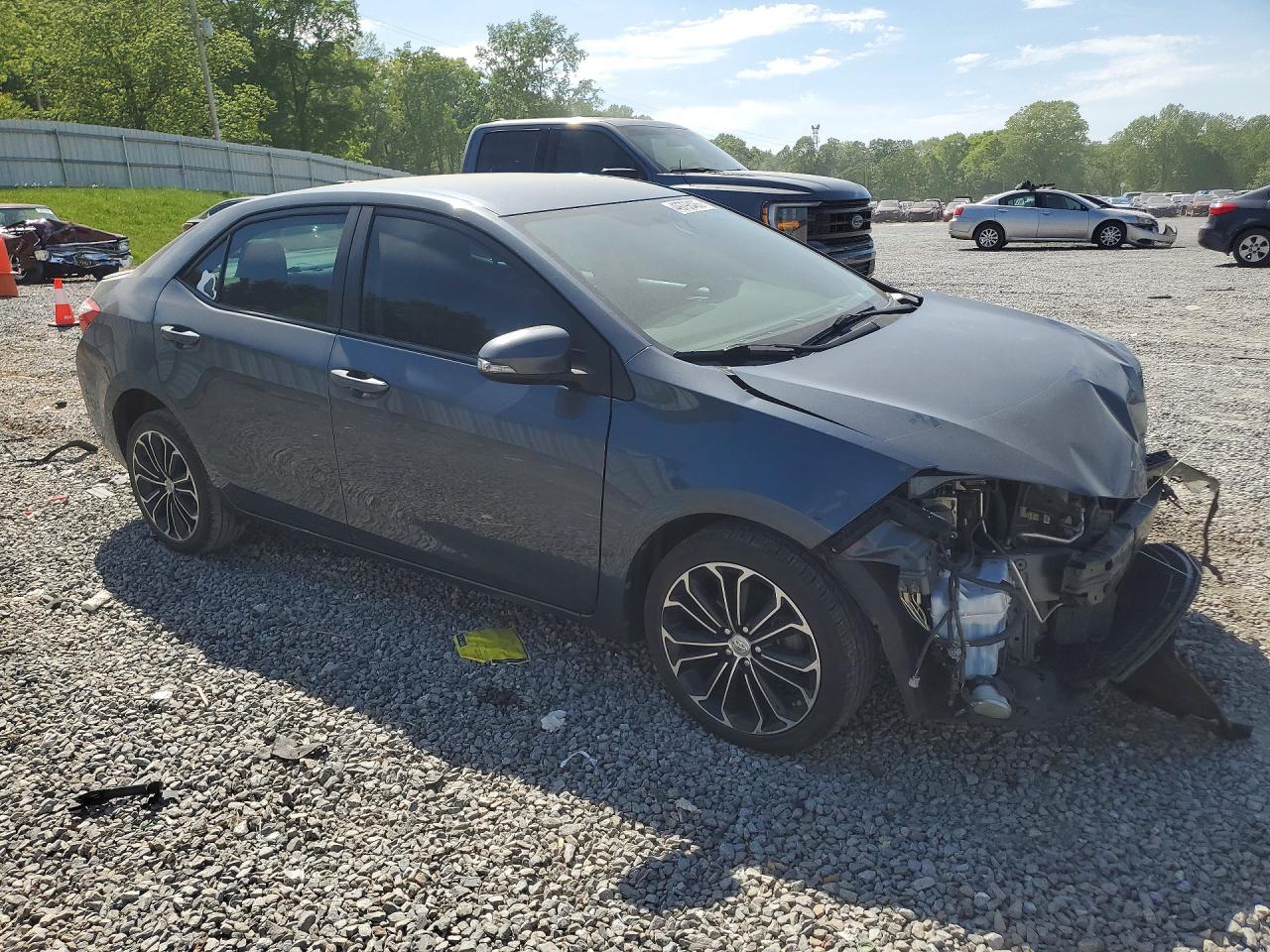 2014 Toyota Corolla S Plus Синий vin: 2T1BURHEXEC120614