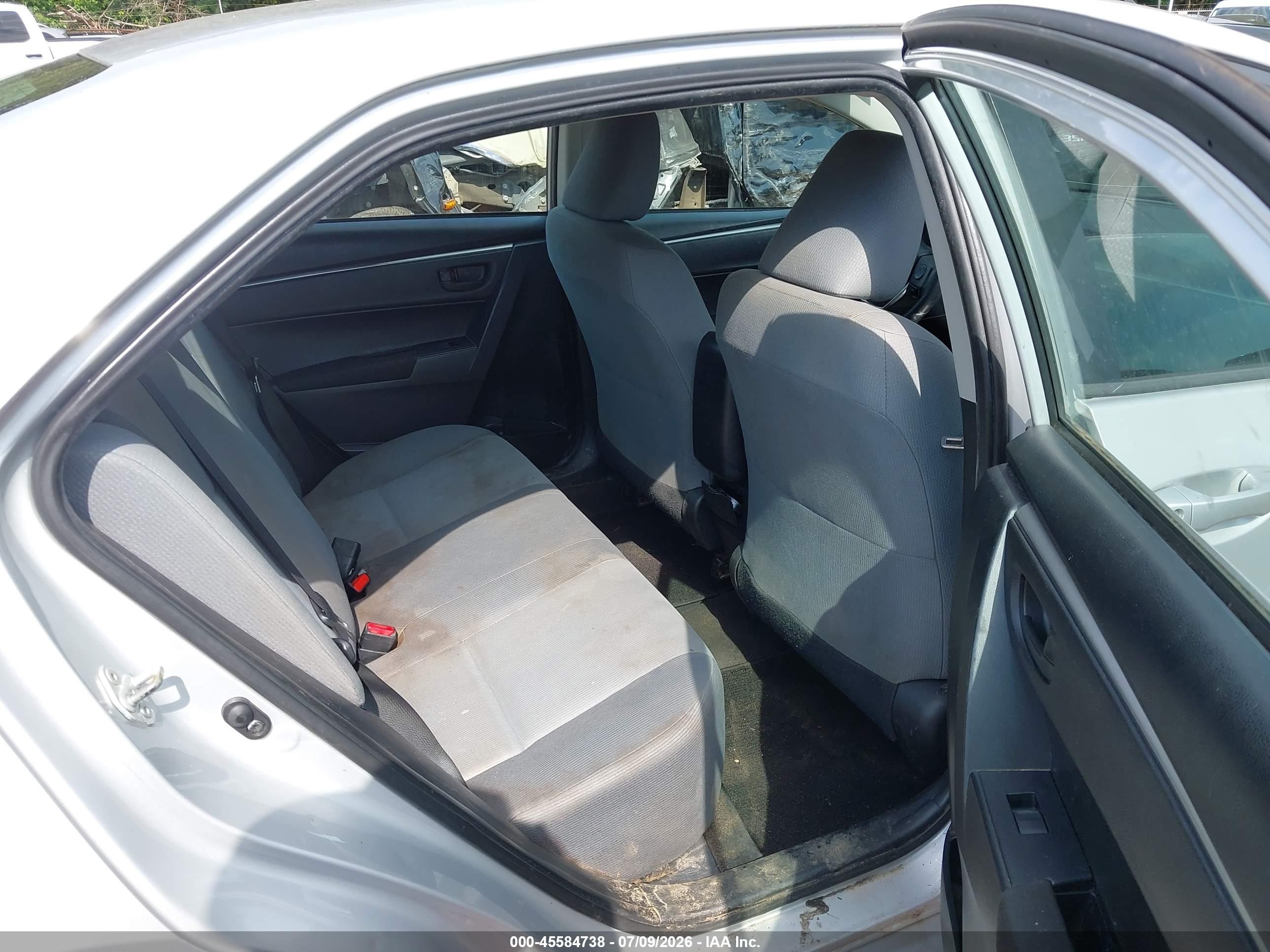 2014 Toyota Corolla L Silver vin: 2T1BURHEXEC124565