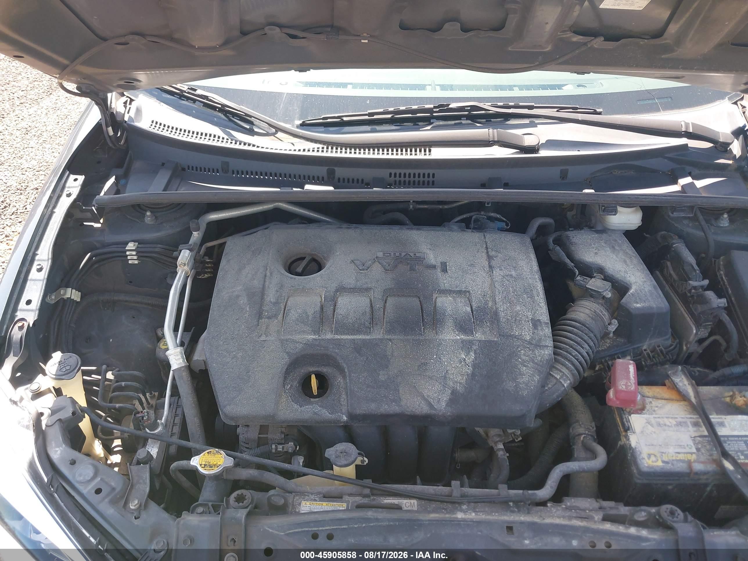 2014 Toyota Corolla Le Gray vin: 2T1BURHEXEC125523