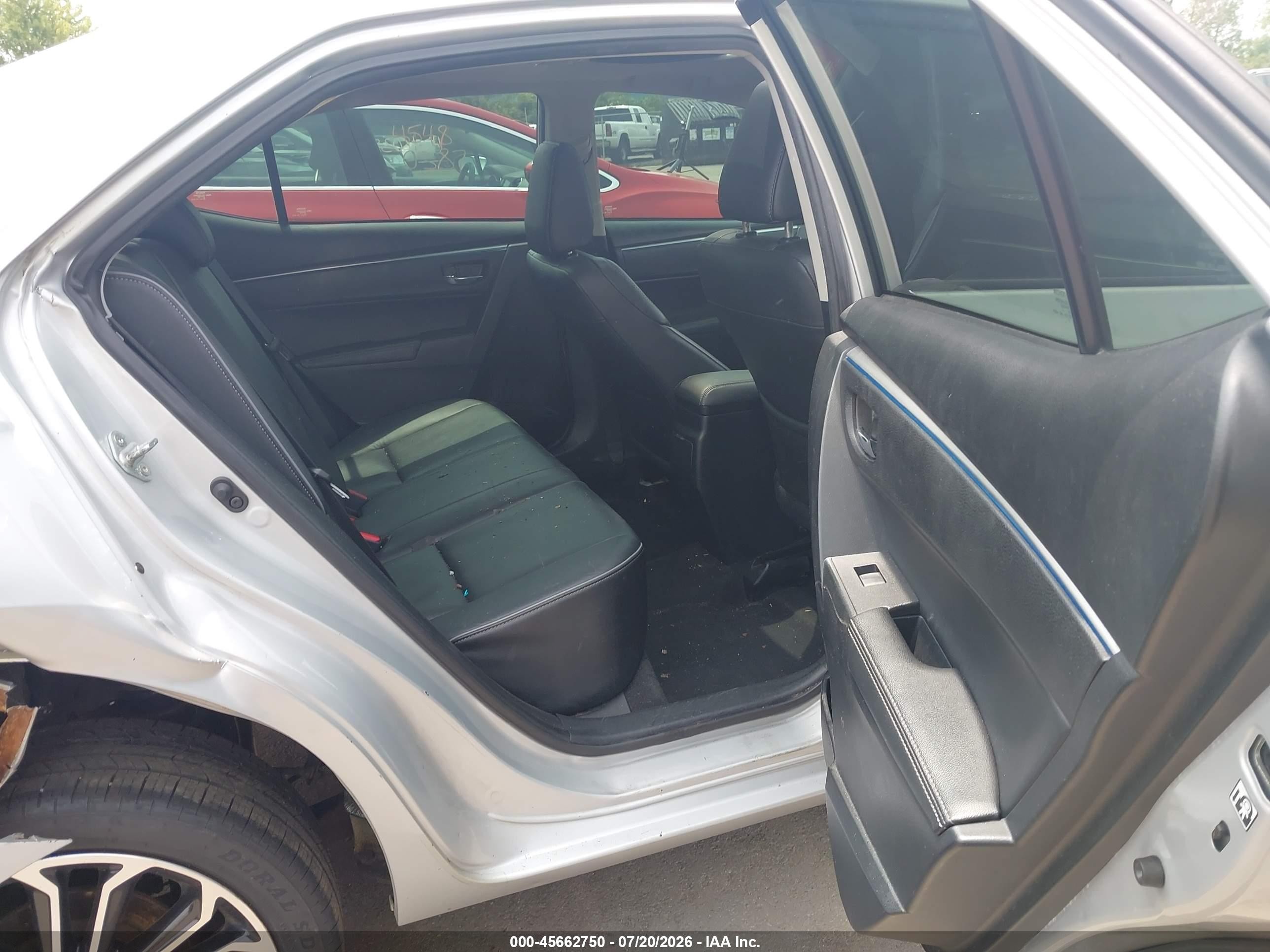 2014 Toyota Corolla S Premium Серебряный vin: 2T1BURHEXEC130642