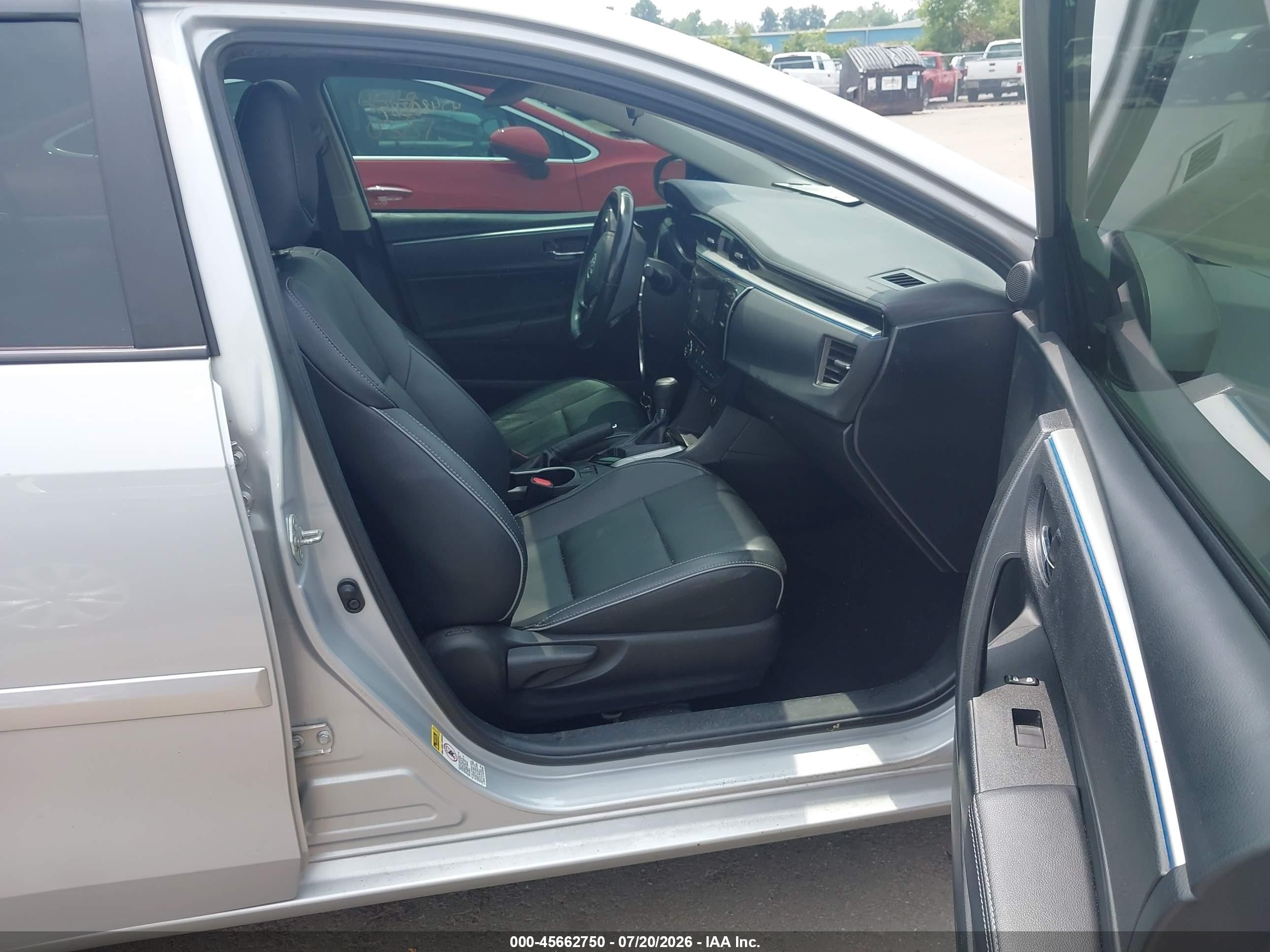 2014 Toyota Corolla S Premium Серебряный vin: 2T1BURHEXEC130642