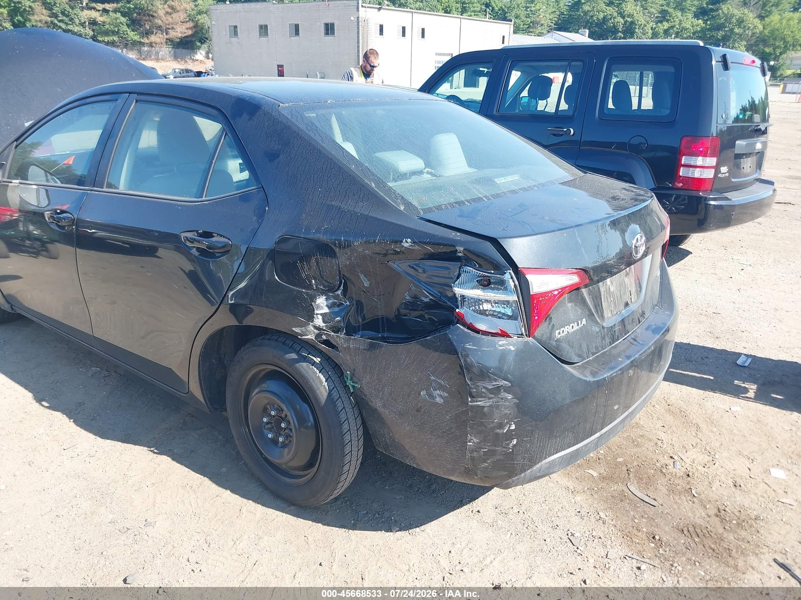 2014 Toyota Corolla Le Black vin: 2T1BURHEXEC132732
