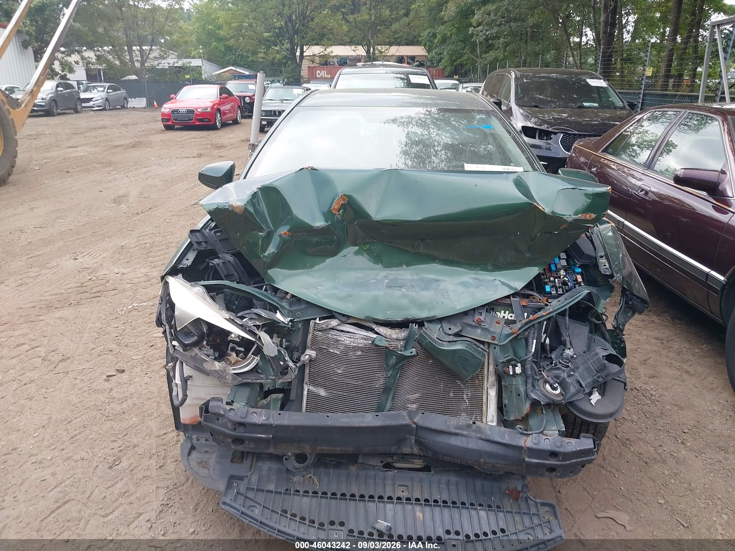 2014 Toyota Corolla Le Зеленый vin: 2T1BURHEXEC133752