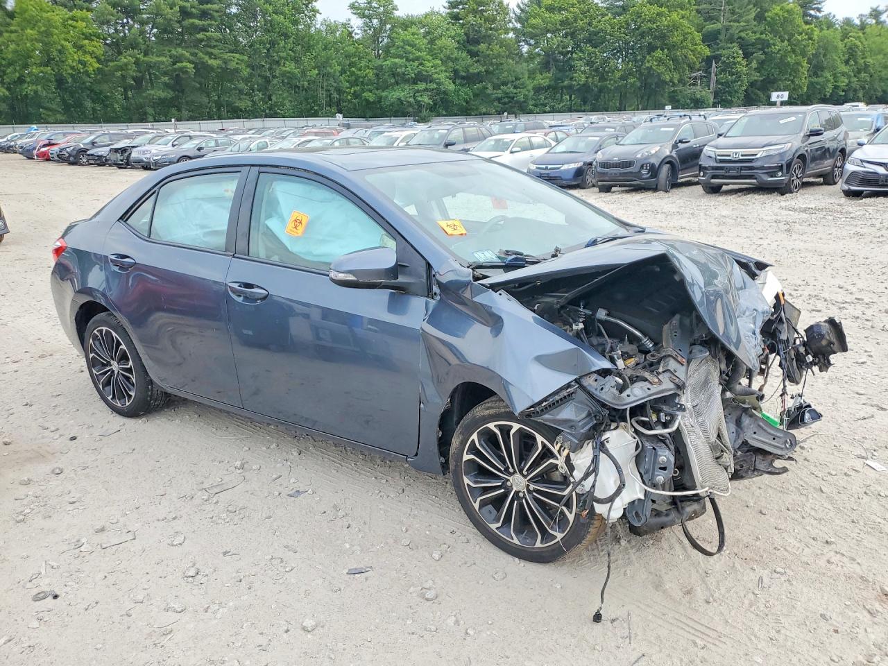 2014 Toyota Corolla S Premium Gray vin: 2T1BURHEXEC133993