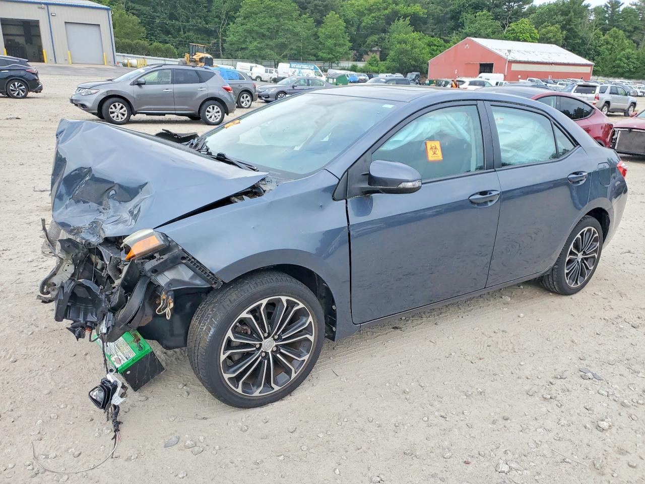 2014 Toyota Corolla S Premium Gray vin: 2T1BURHEXEC133993