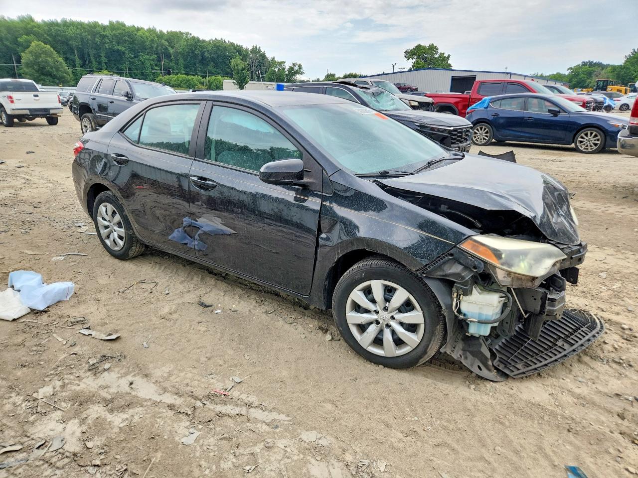 2014 Toyota Corolla Le Черный vin: 2T1BURHEXEC137672