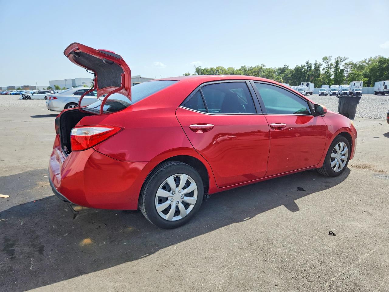2014 Toyota Corolla Le Красный vin: 2T1BURHEXEC138367