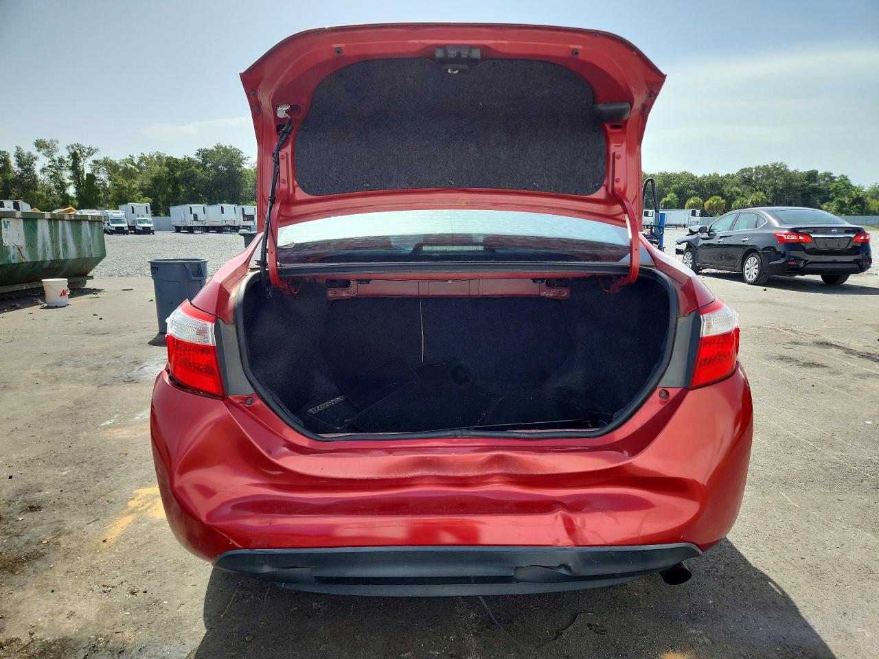 2014 Toyota Corolla Le Красный vin: 2T1BURHEXEC138367