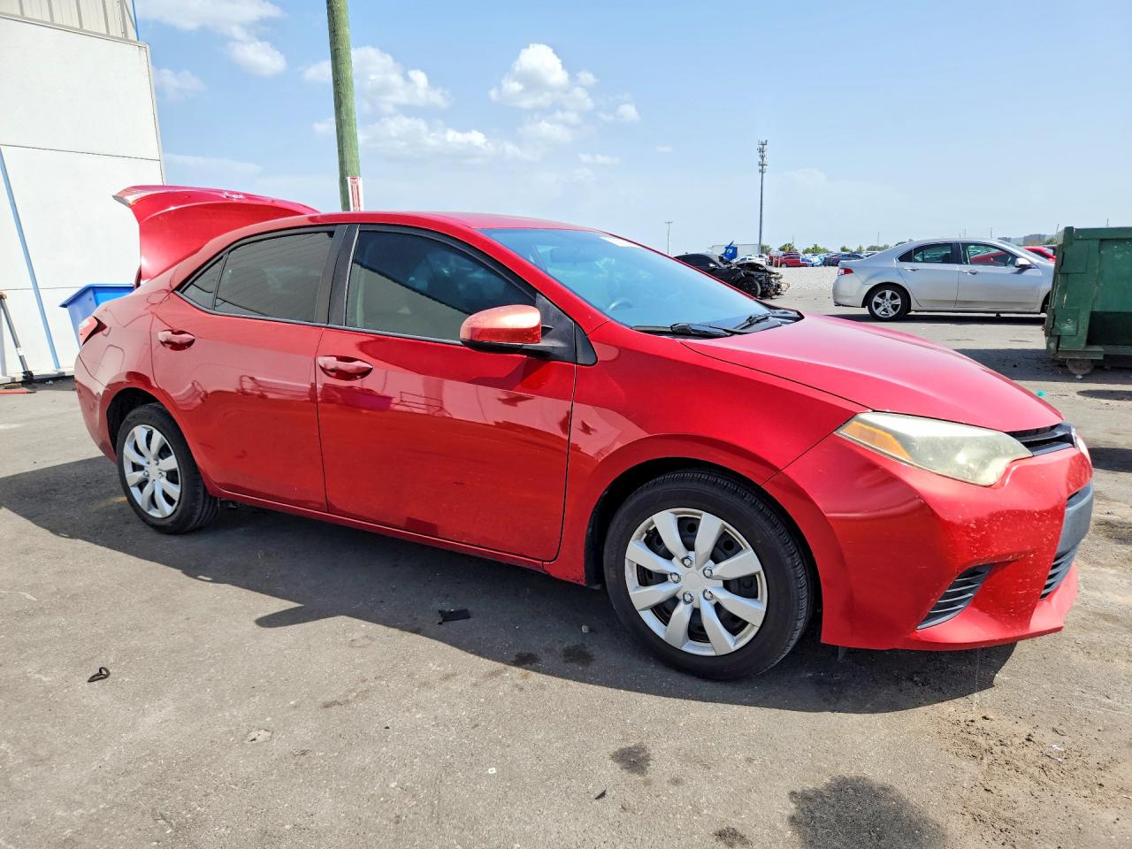 2014 Toyota Corolla Le Красный vin: 2T1BURHEXEC138367