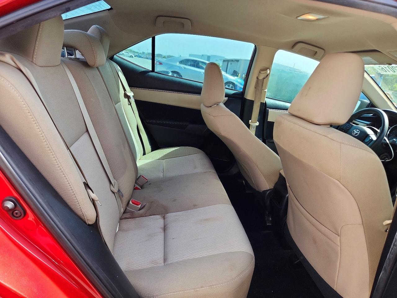2014 Toyota Corolla Le Красный vin: 2T1BURHEXEC138367