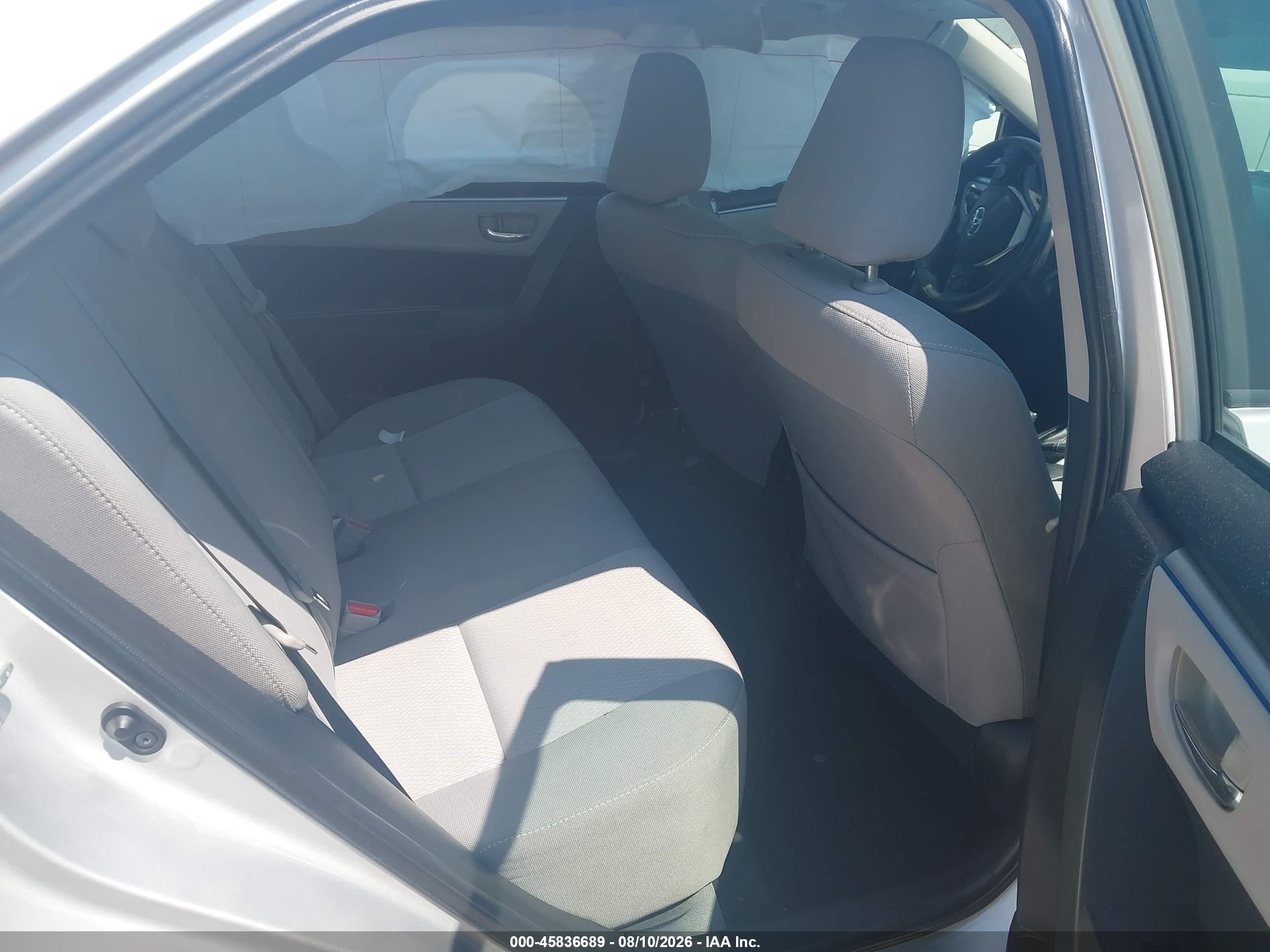 2014 Toyota Corolla Le Silver vin: 2T1BURHEXEC144850