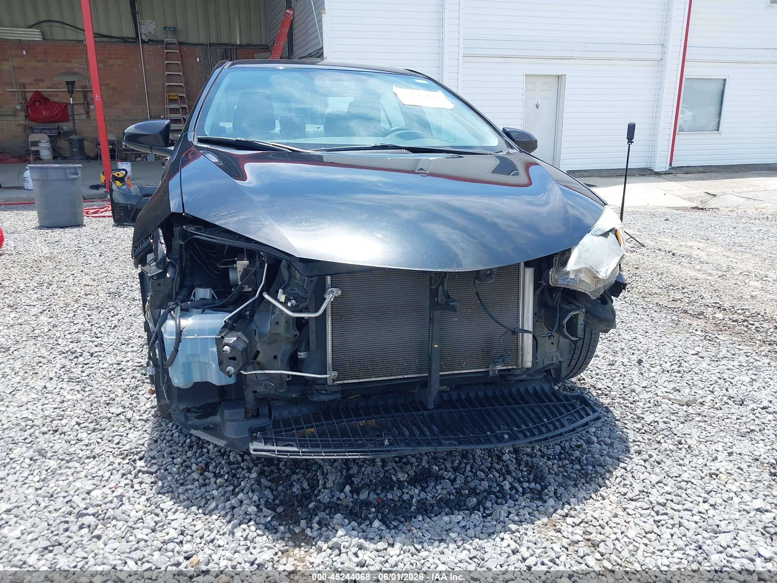 2014 Toyota Corolla L Black vin: 2T1BURHEXEC150485