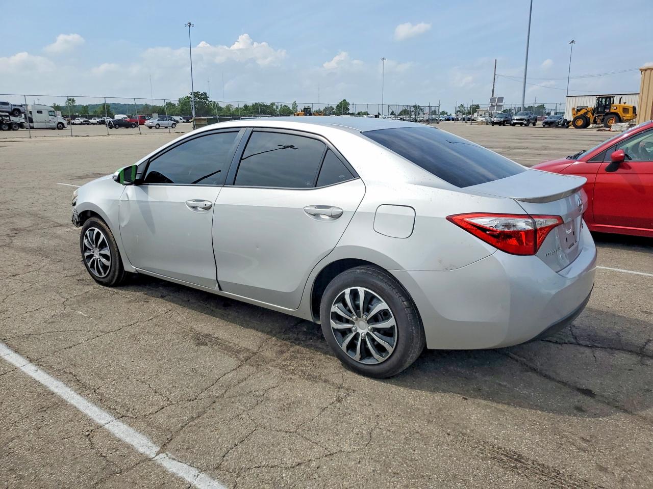 2014 Toyota Corolla S Silver vin: 2T1BURHEXEC156335