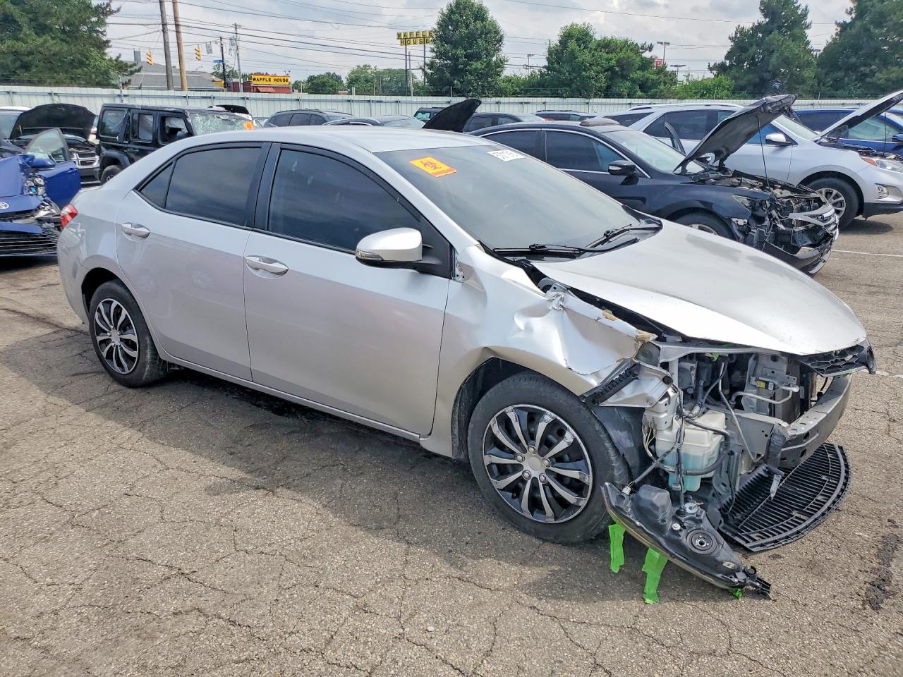 2014 Toyota Corolla S Silver vin: 2T1BURHEXEC156335