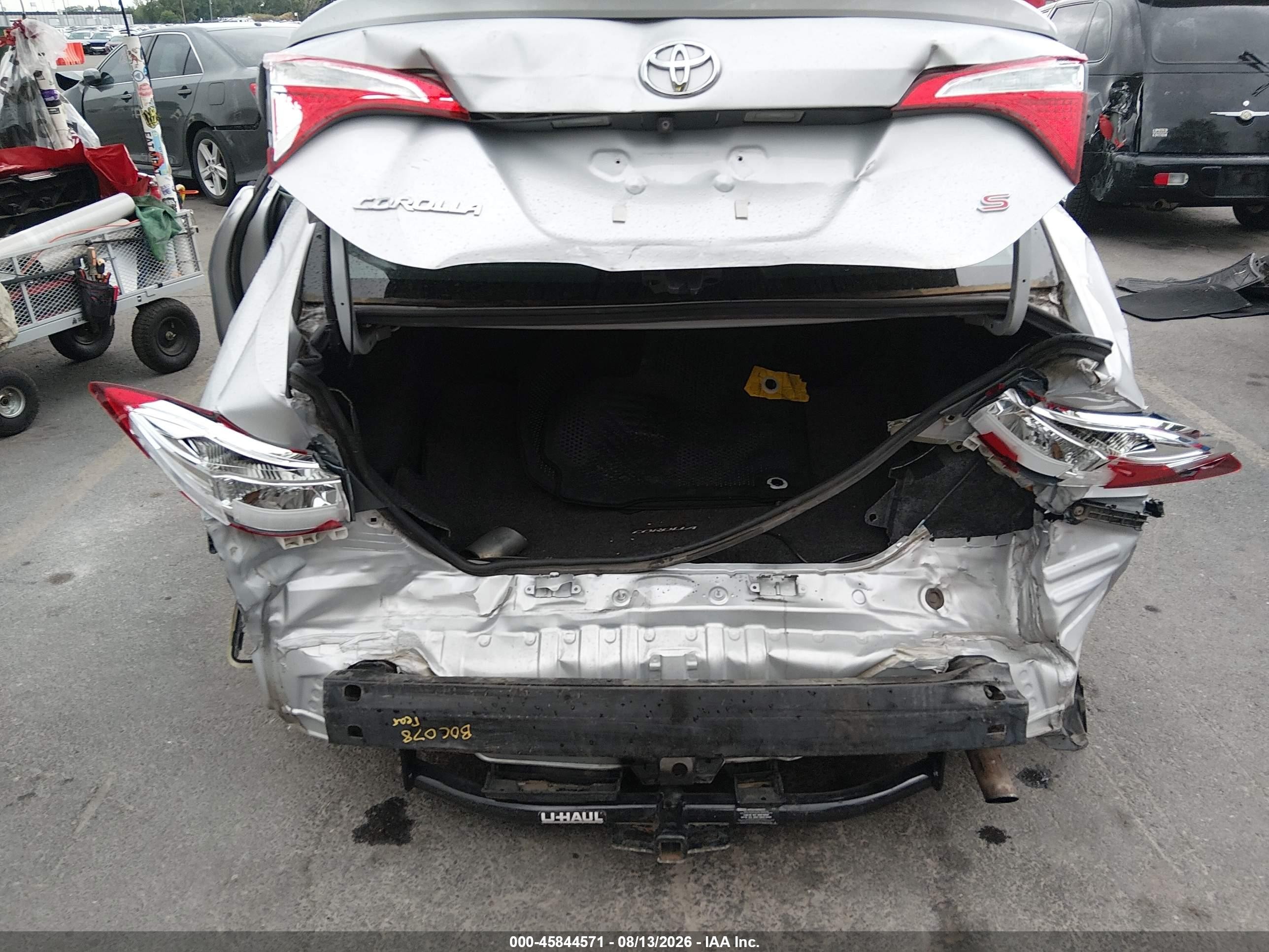 2014 Toyota Corolla S Plus Серебряный vin: 2T1BURHEXEC158022
