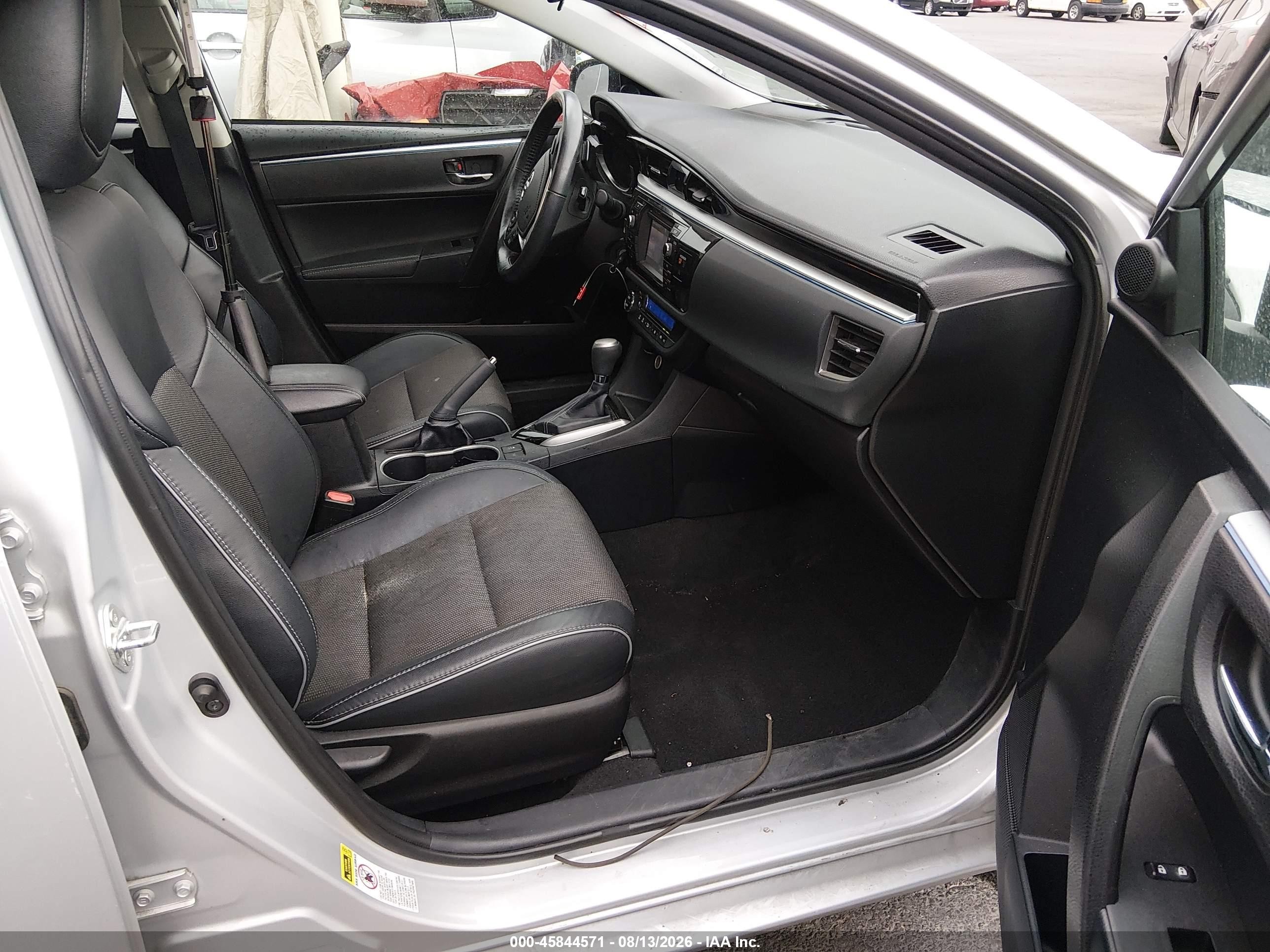 2014 Toyota Corolla S Plus Серебряный vin: 2T1BURHEXEC158022