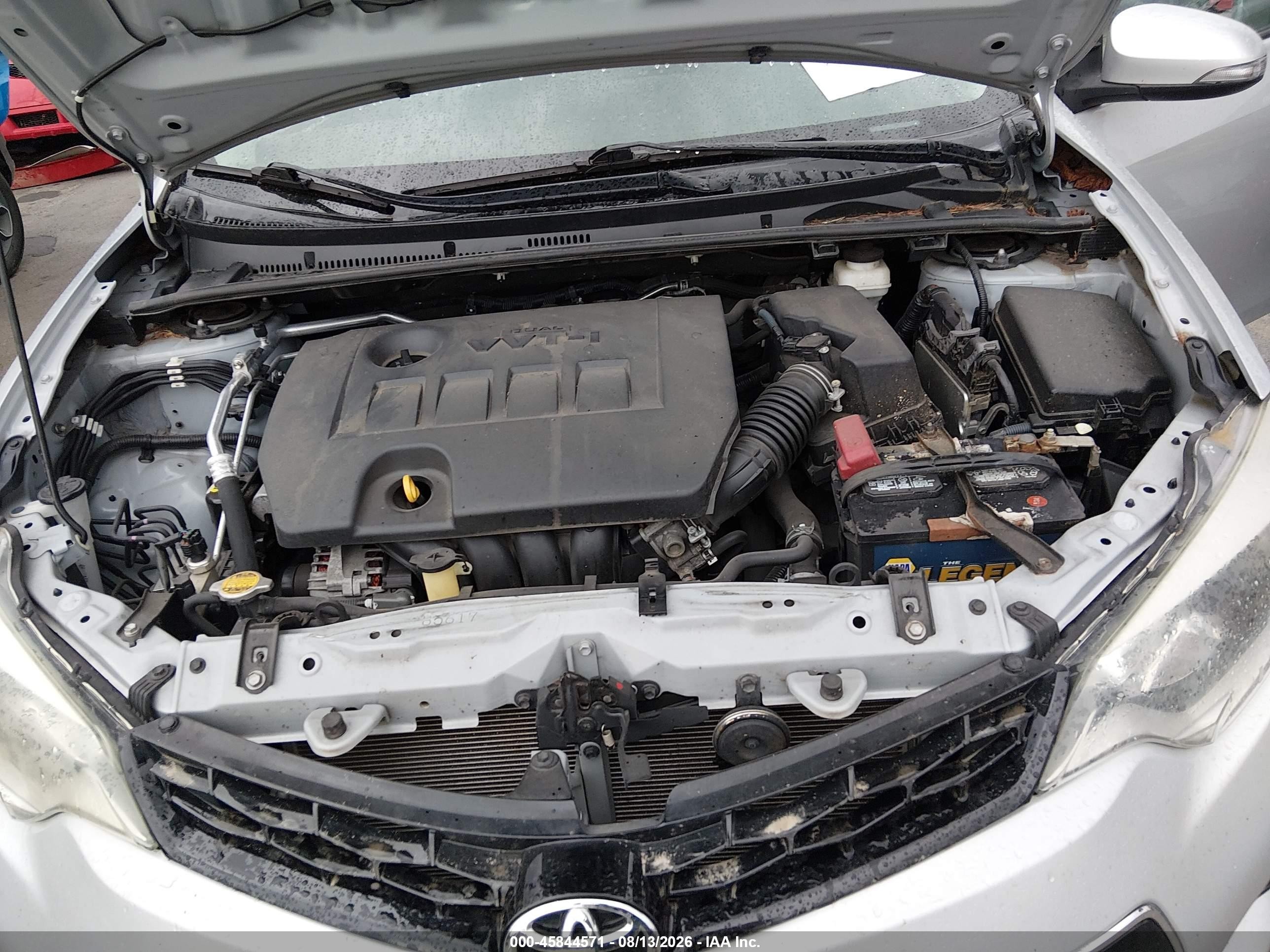 2014 Toyota Corolla S Plus Серебряный vin: 2T1BURHEXEC158022