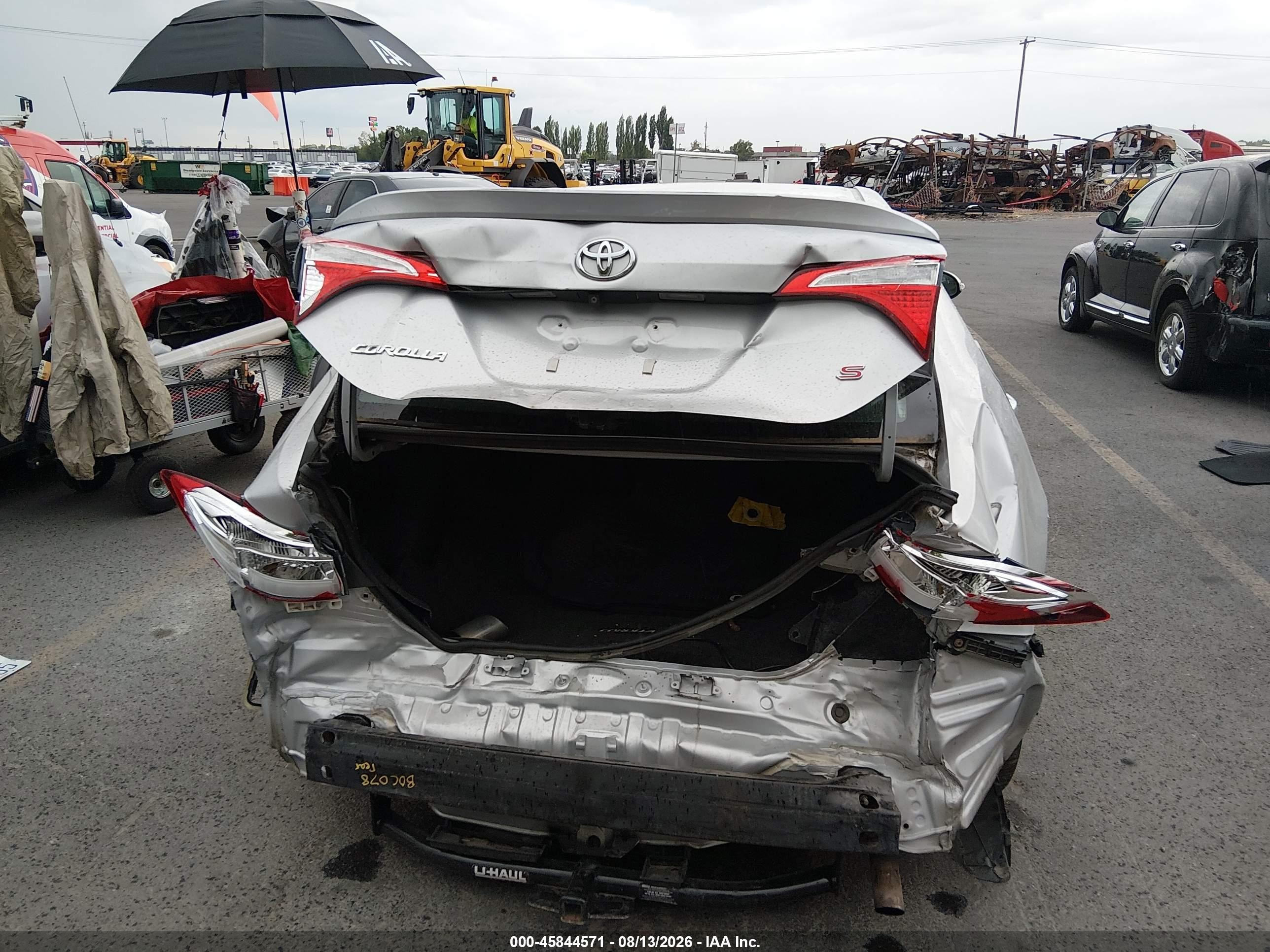 2014 Toyota Corolla S Plus Серебряный vin: 2T1BURHEXEC158022