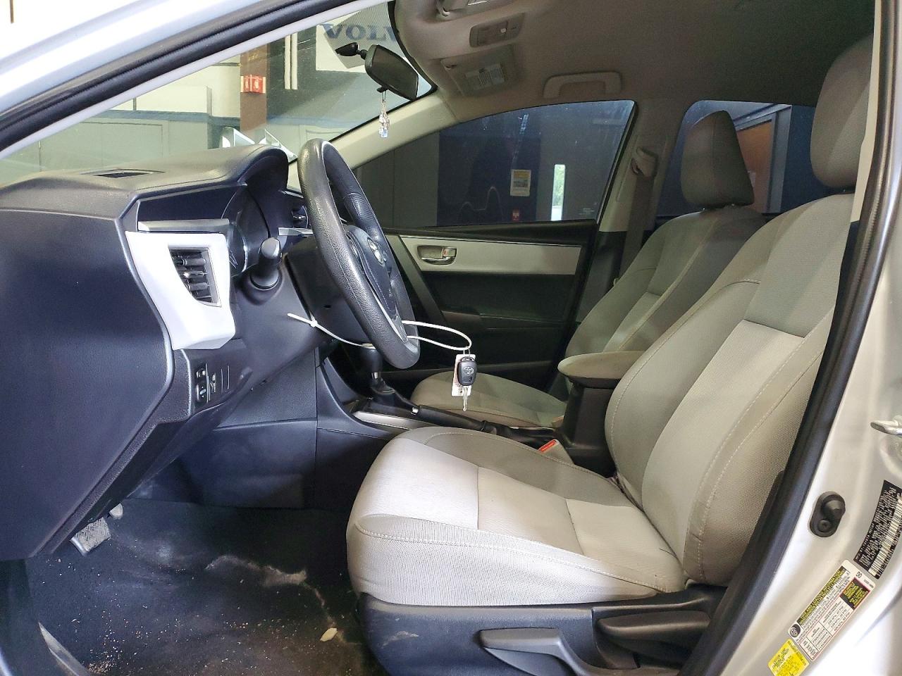2014 Toyota Corolla Le Silver vin: 2T1BURHEXEC174351