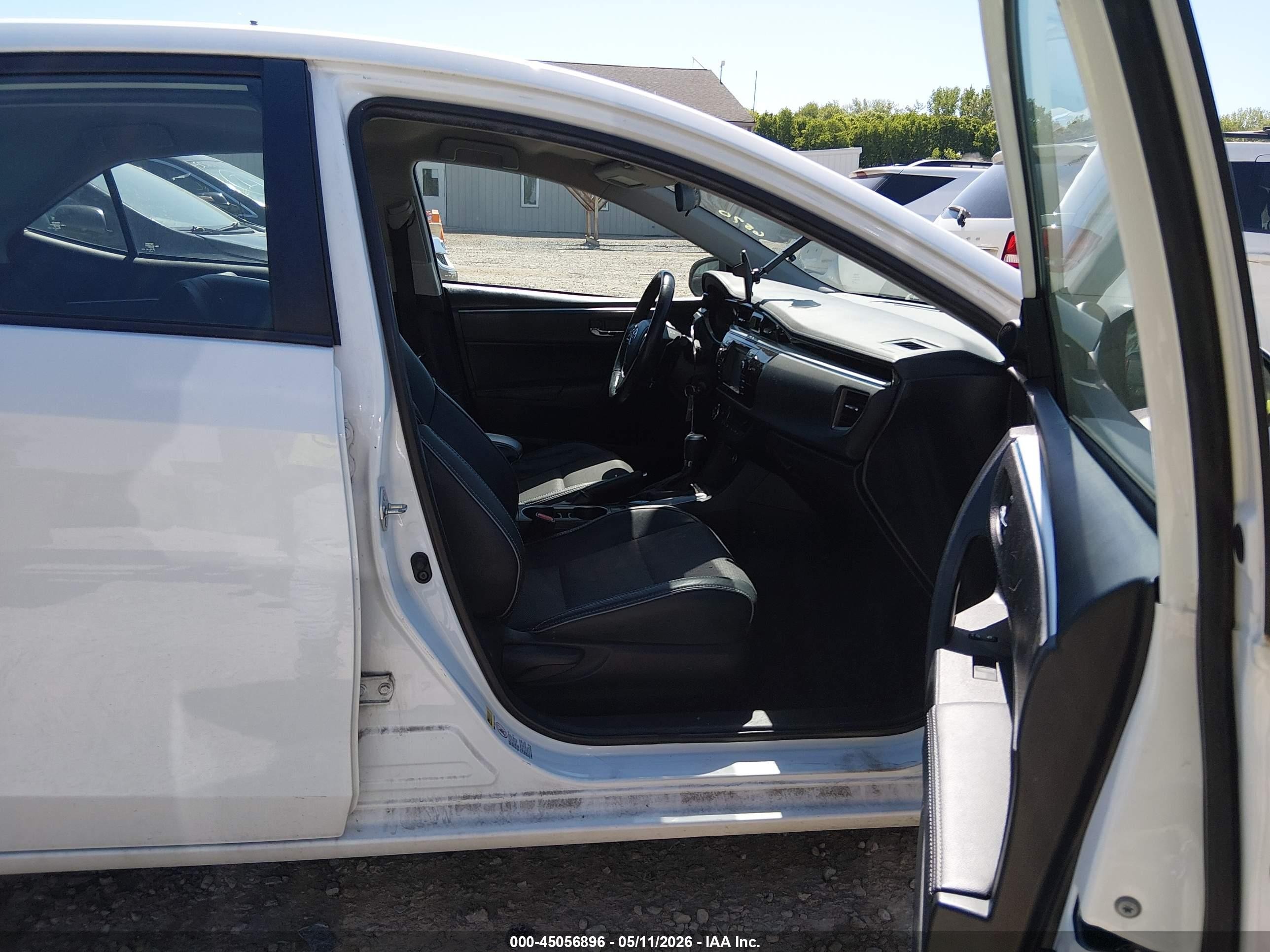 2014 Toyota Corolla S Plus Белый vin: 2T1BURHEXEC176570