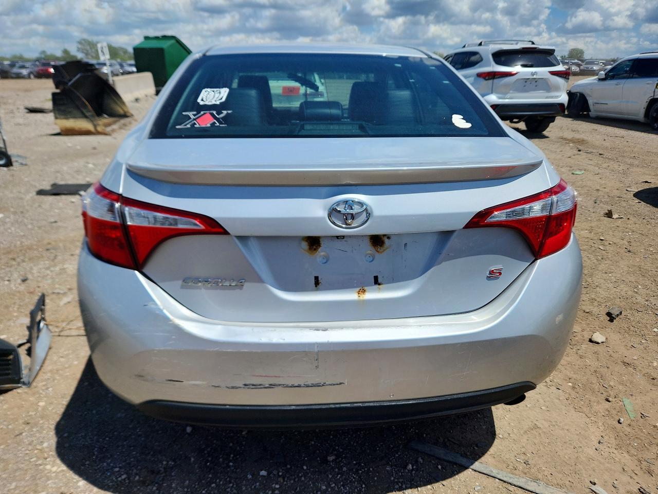 2014 Toyota Corolla S Plus Silver vin: 2T1BURHEXEC177265