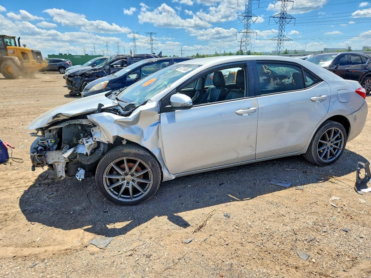2014 Toyota Corolla S Plus Silver vin: 2T1BURHEXEC177265