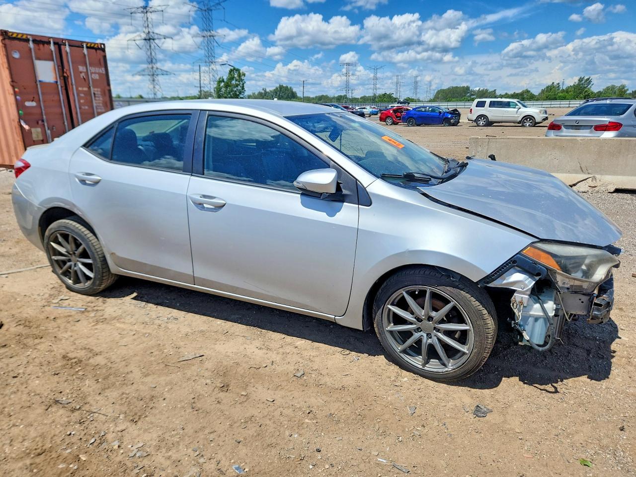 2014 Toyota Corolla S Plus Silver vin: 2T1BURHEXEC177265